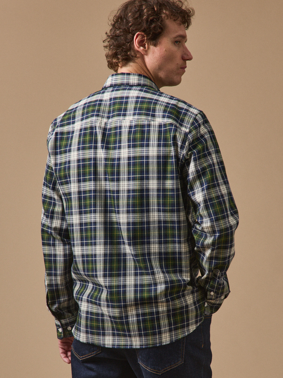 Geruit herenhemd - hedendaags model