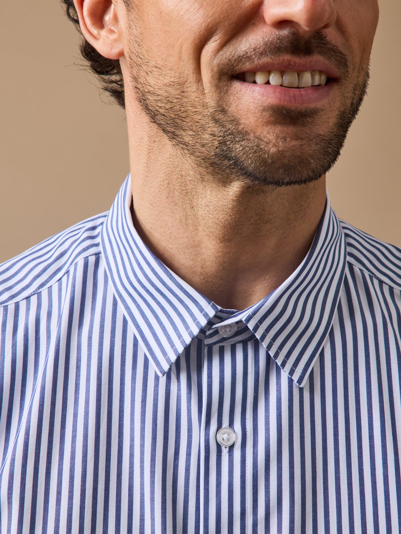 Herenhemd in biokatoen - slim fit