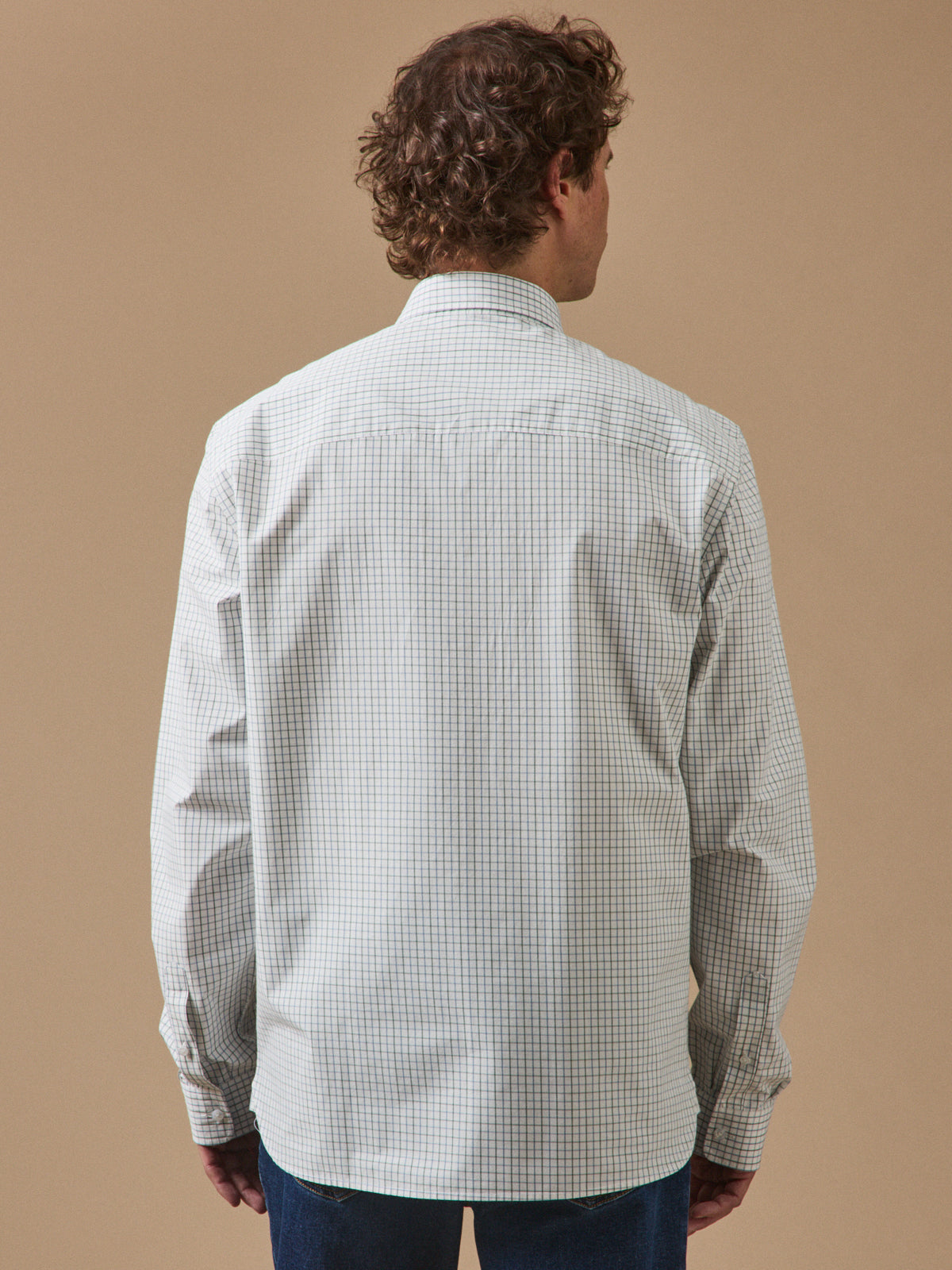 Herenhemd met Tattersall-ruitmotief - hedendaags model