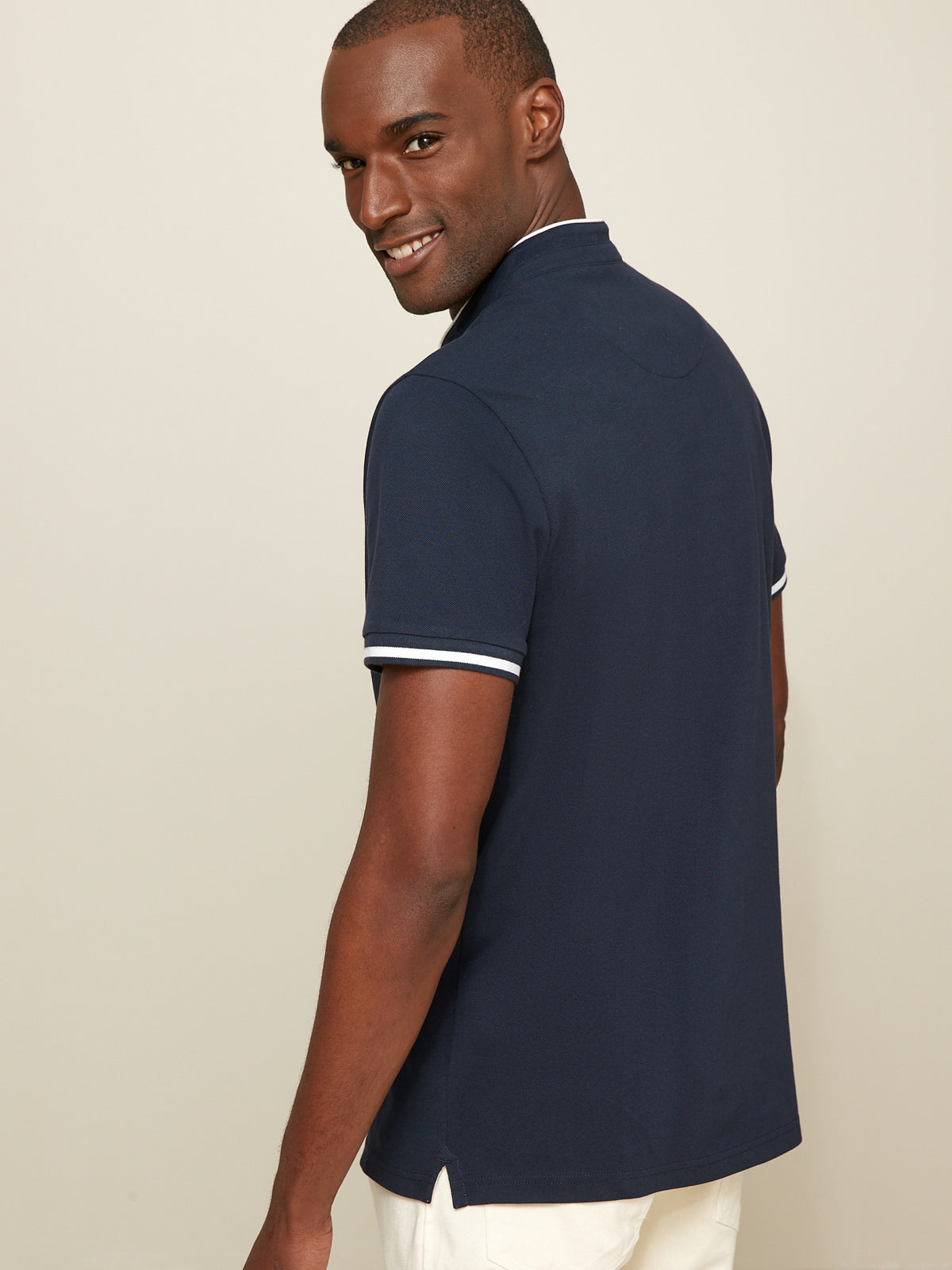 Polo col officier homme - coton bio