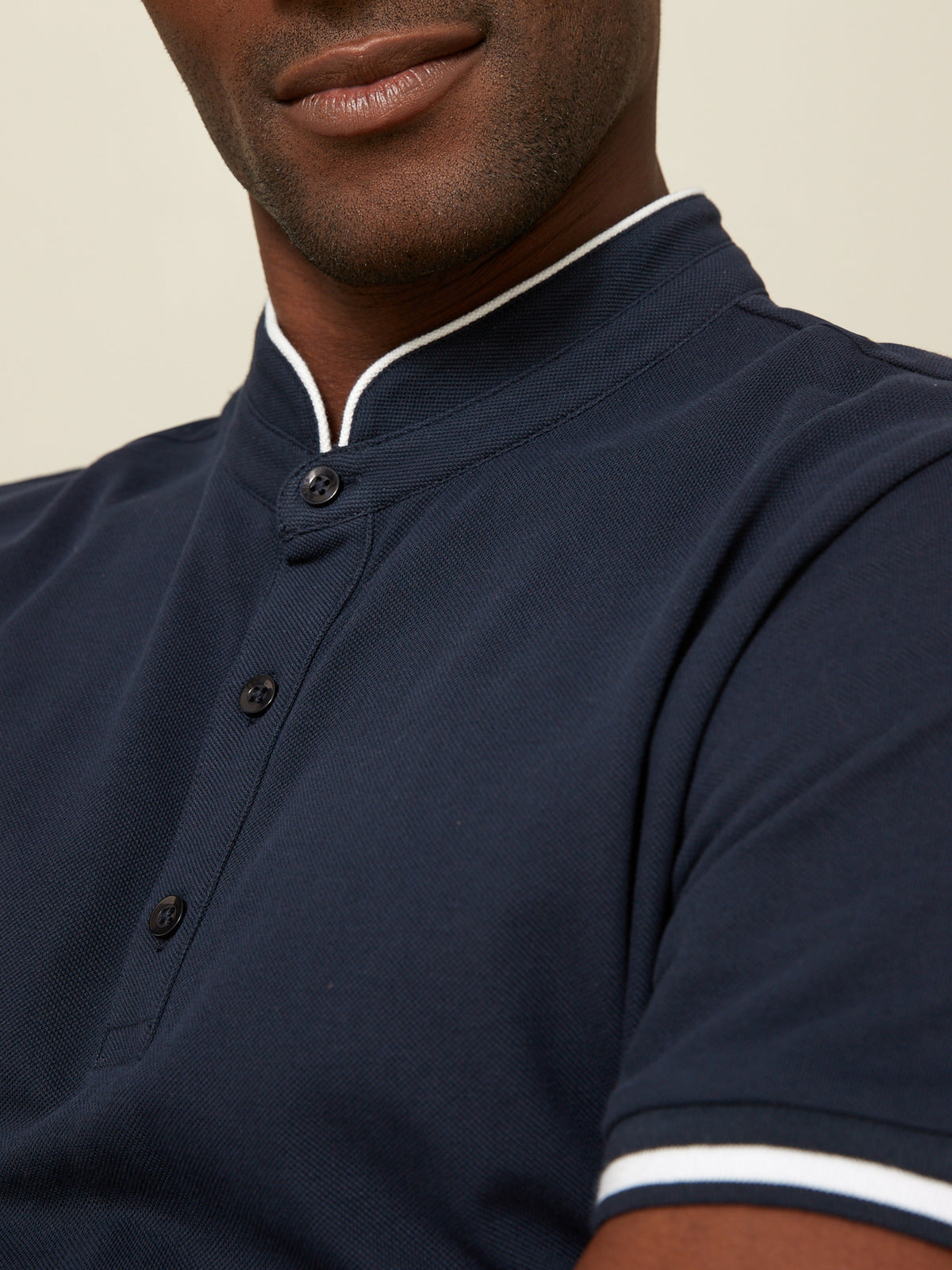 Polo col officier homme - coton bio
