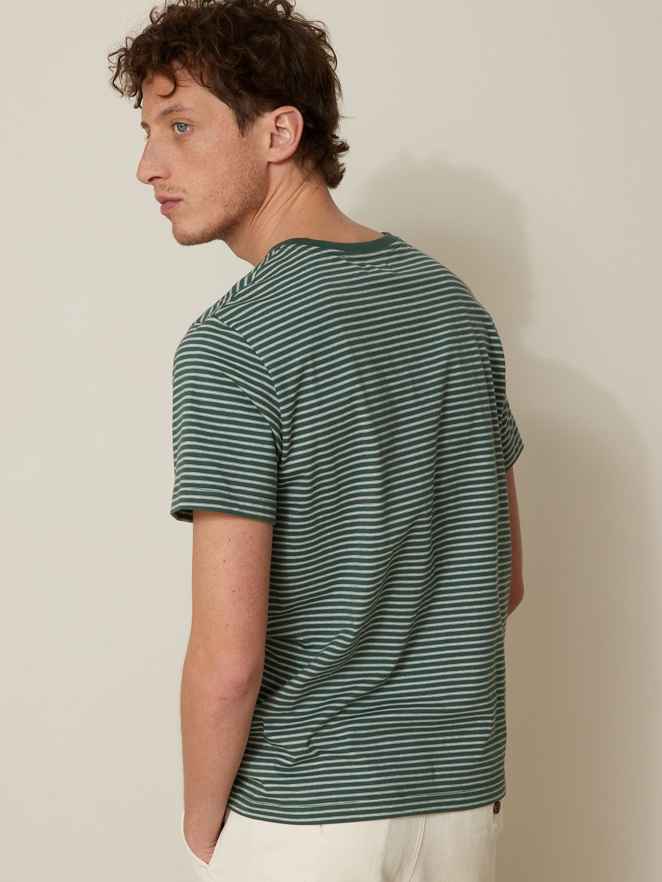 T-shirt rayé homme - coton biologique