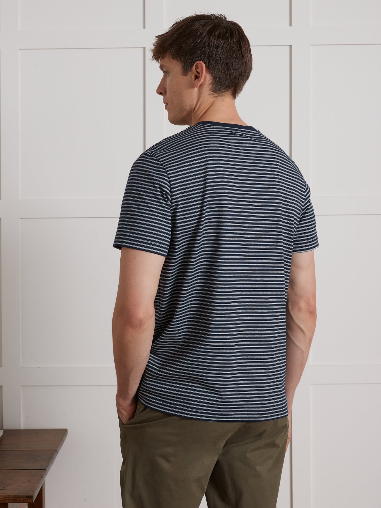 T-shirt rayé homme - coton biologique