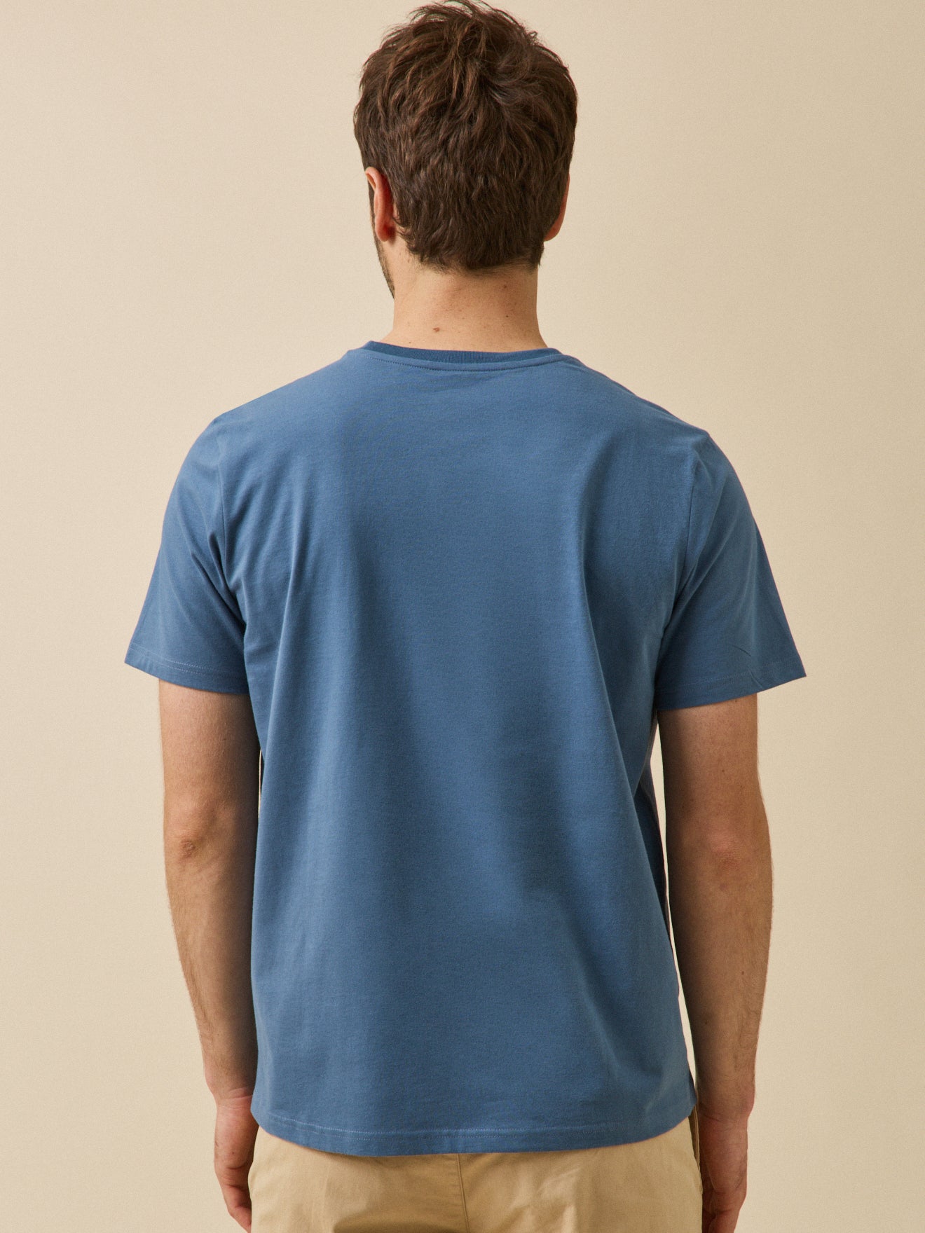 T-shirt uni homme coton biologique