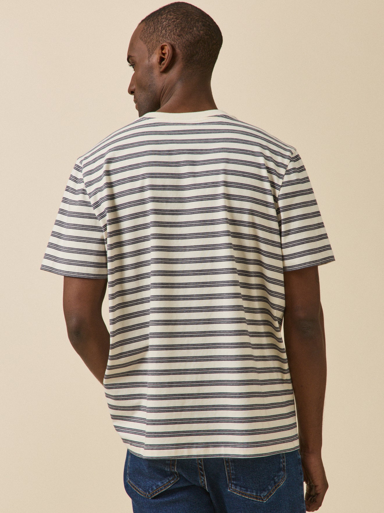 Gestreept herenshirt - biokatoen