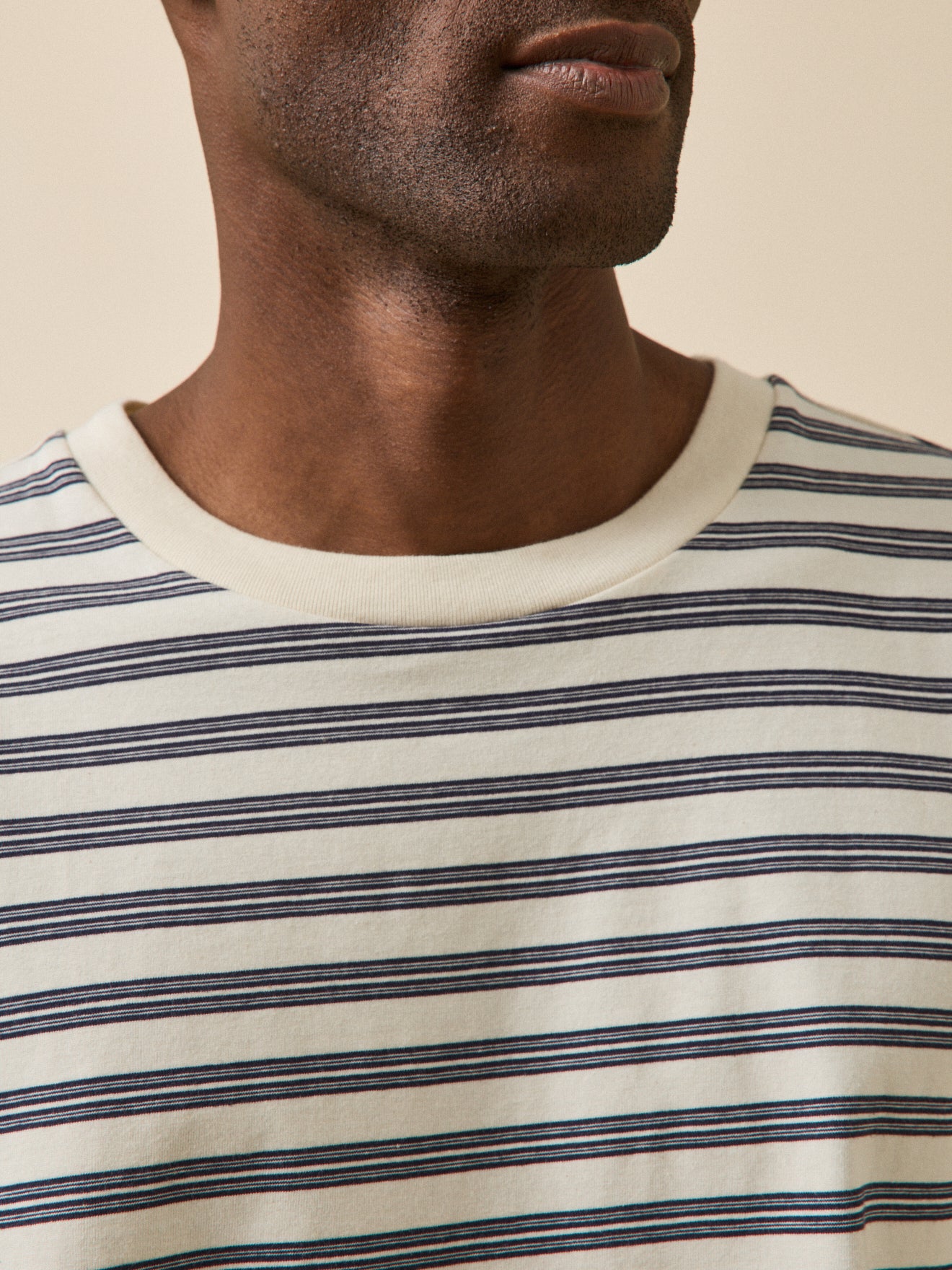 Gestreept herenshirt - biokatoen