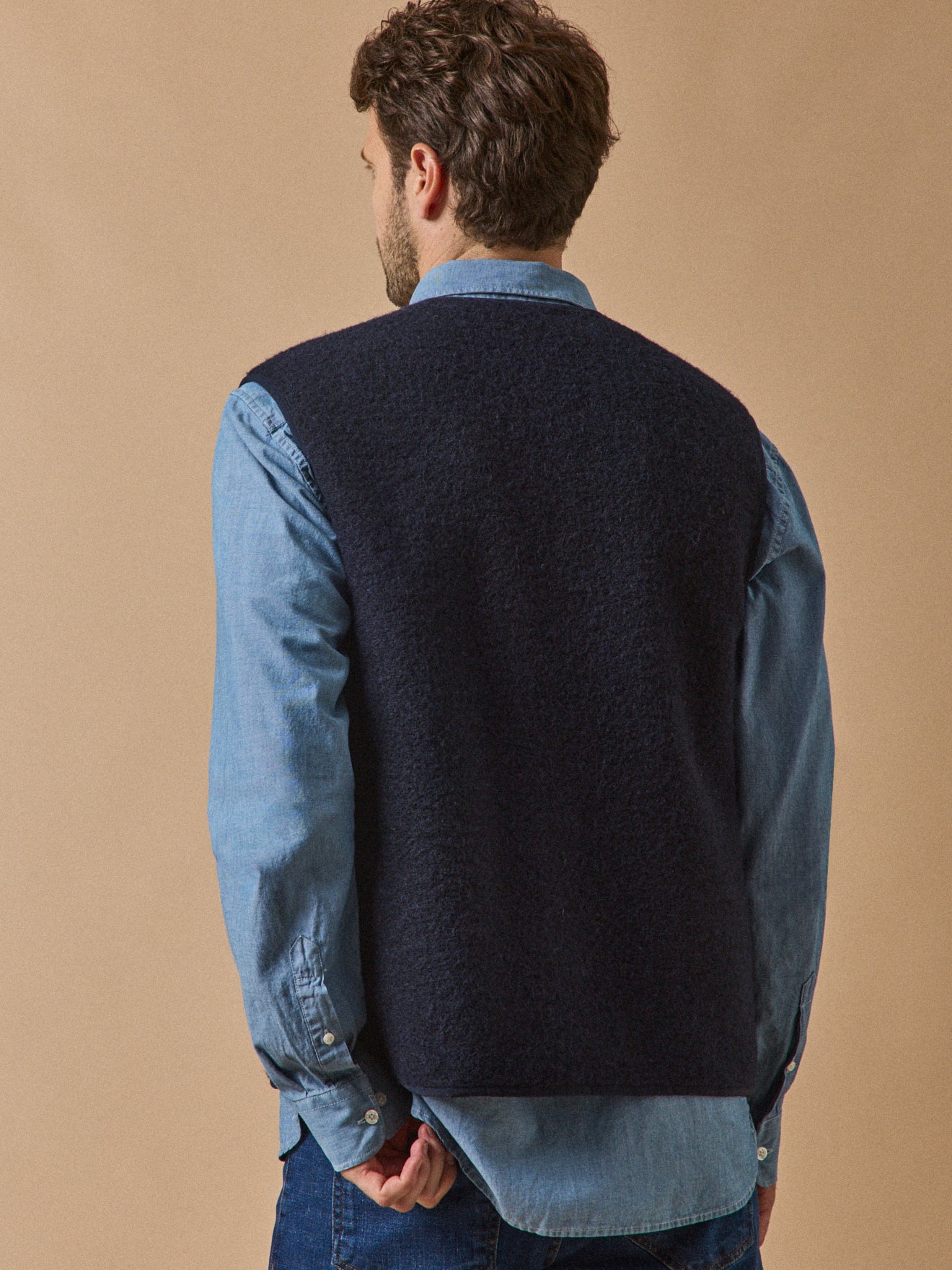 Gilet zippé sans manches homme