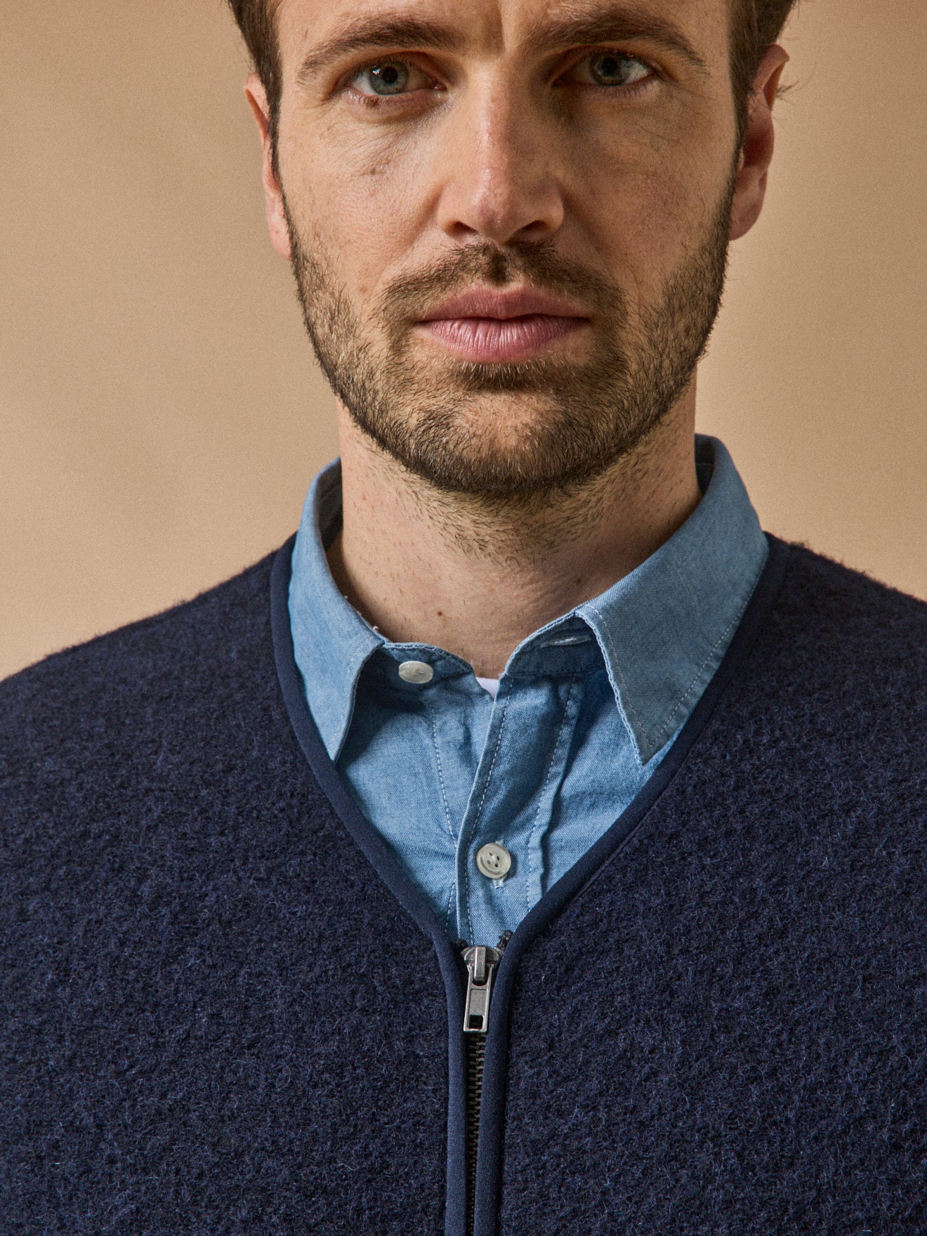 Gilet zippé sans manches homme