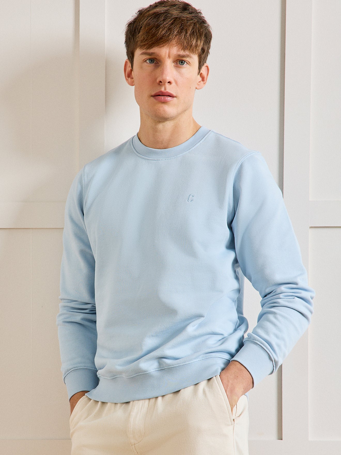 Sweat molleton homme coton biologique