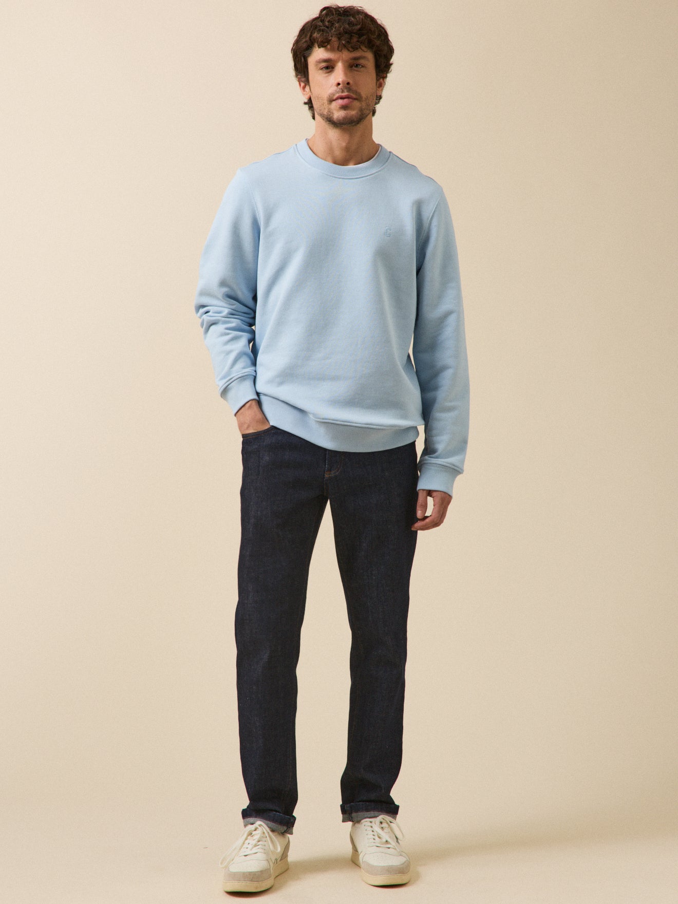 Sweat molleton homme coton biologique