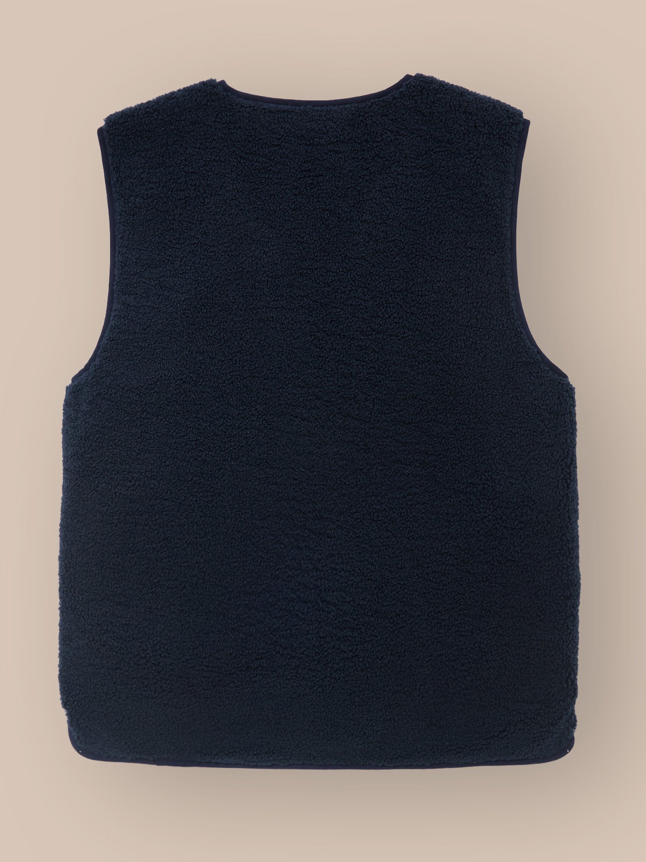 Veste sans manches en sherpa homme