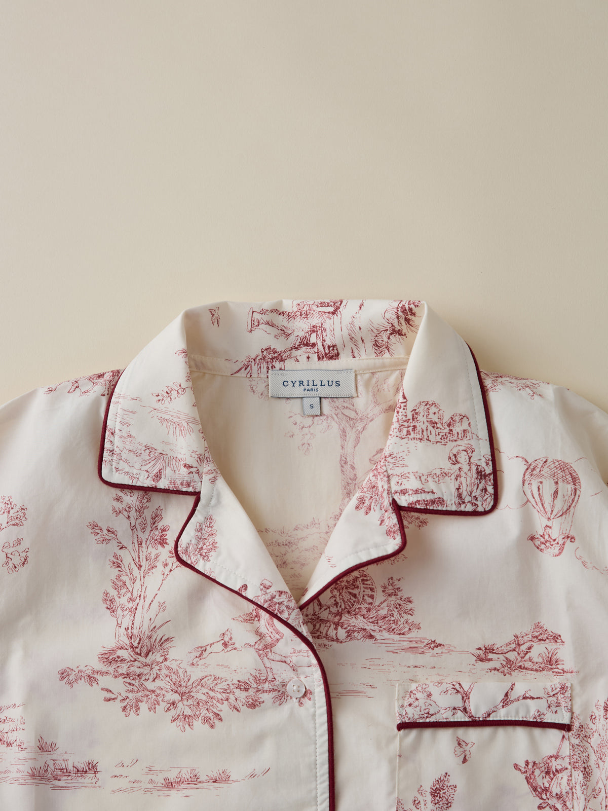 Pyjama esprit Jouy femme - Collection Anniversaire Marquise