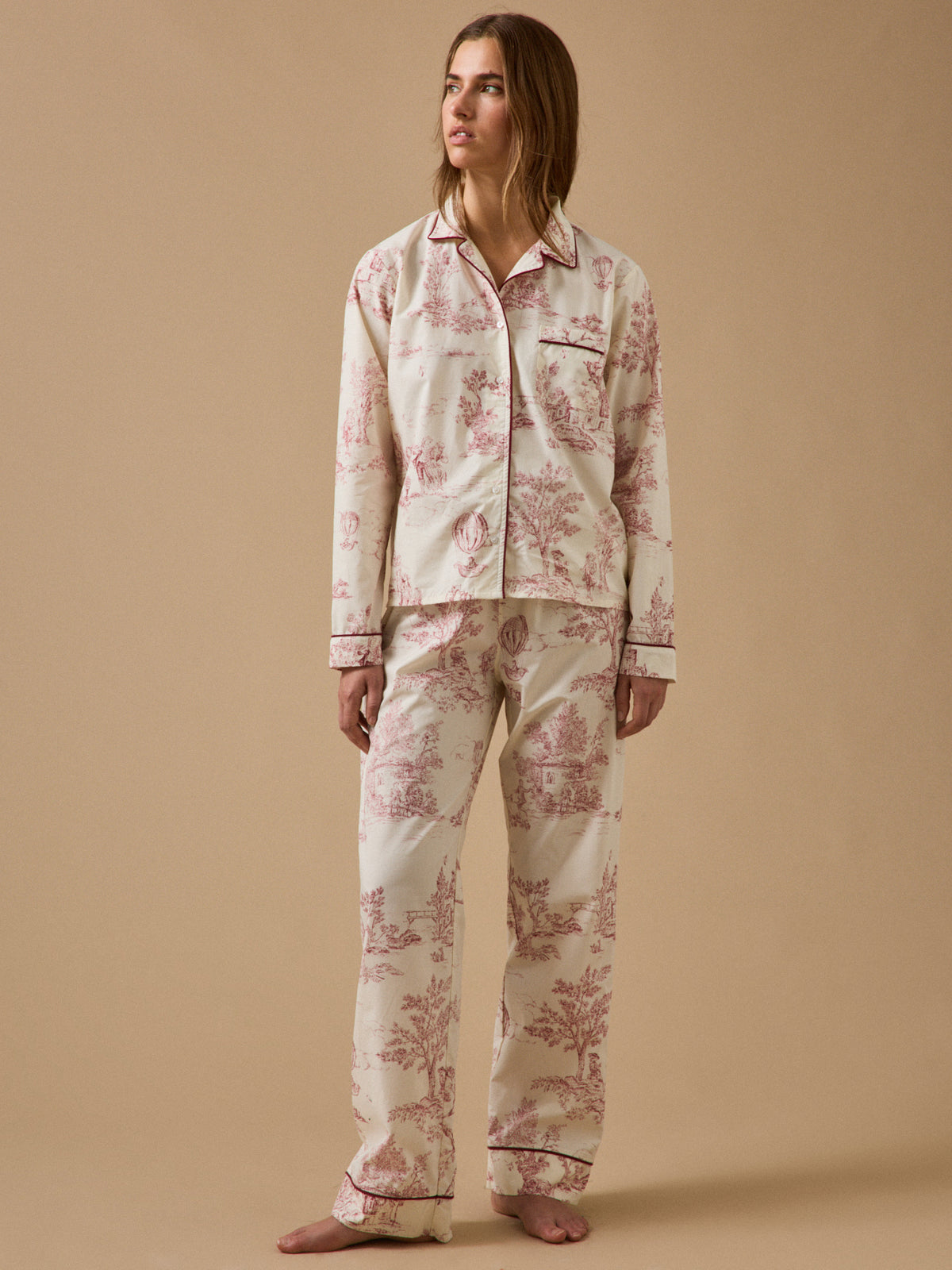 Damespyjama Jouy style - Marquise Jubileumcollectie