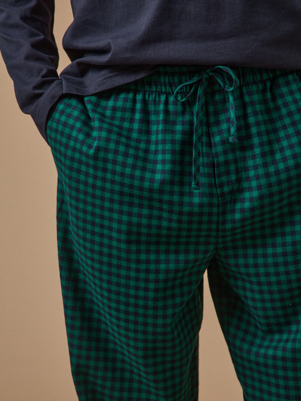 Pyjama bi-matière homme