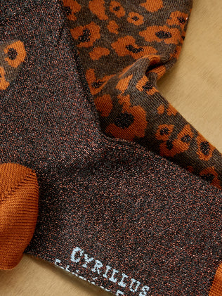 Chaussettes léopard adultes - lot de 2 paires