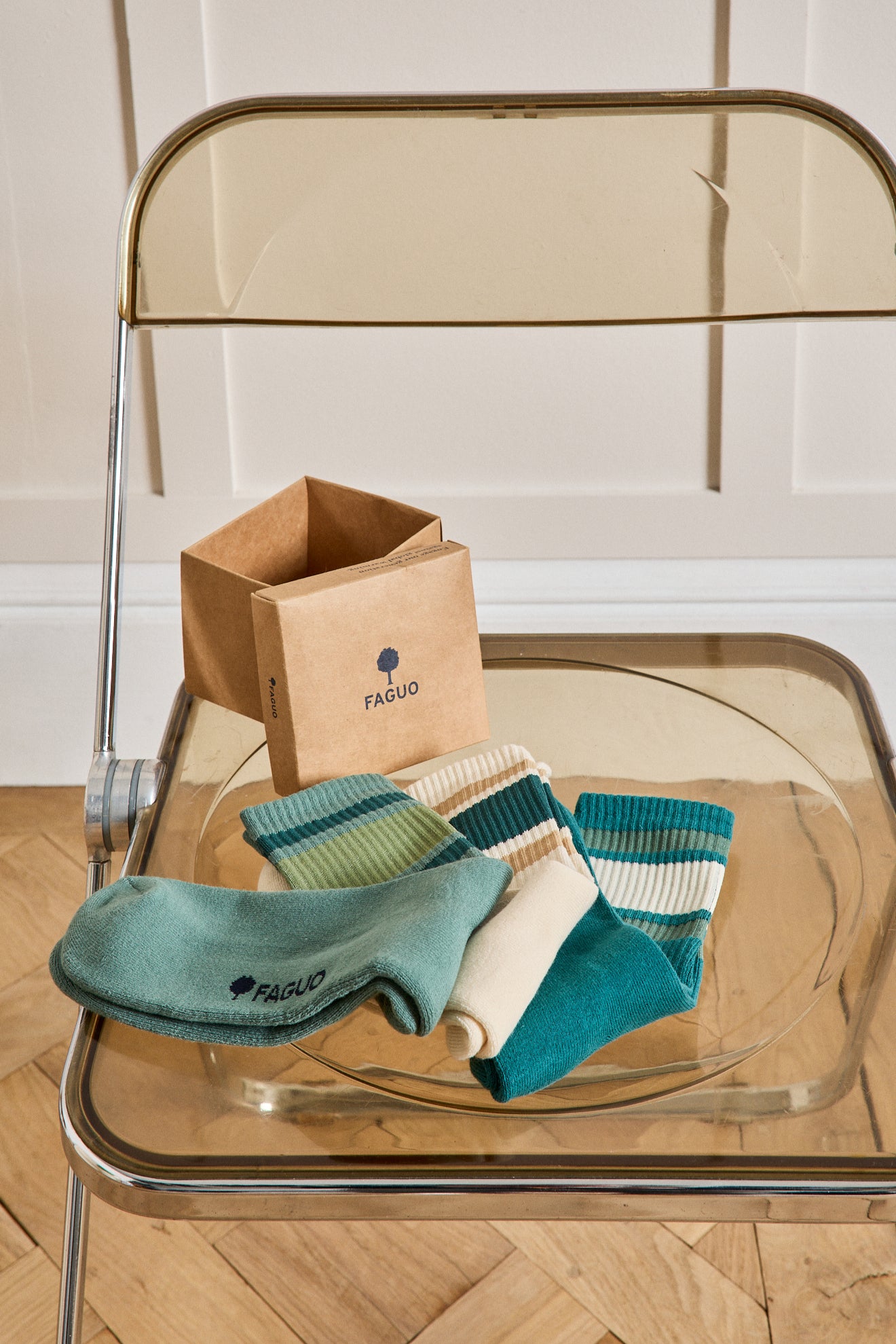 Chaussettes multicolores adulte - Collection Faguo