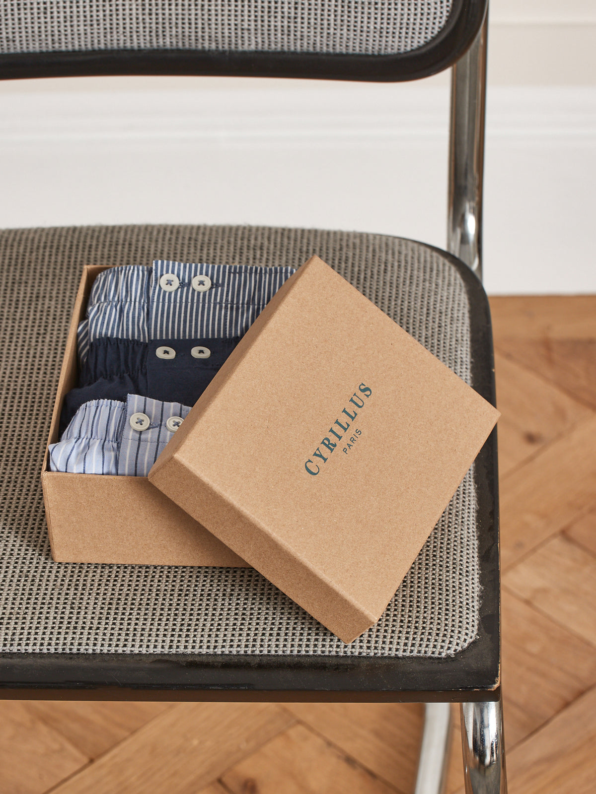 Geschenkdoos: 3 bijpassende herenboxershorts