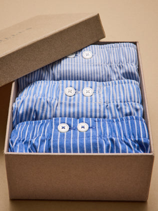 Geschenkdoos: 3 bijpassende herenboxershorts