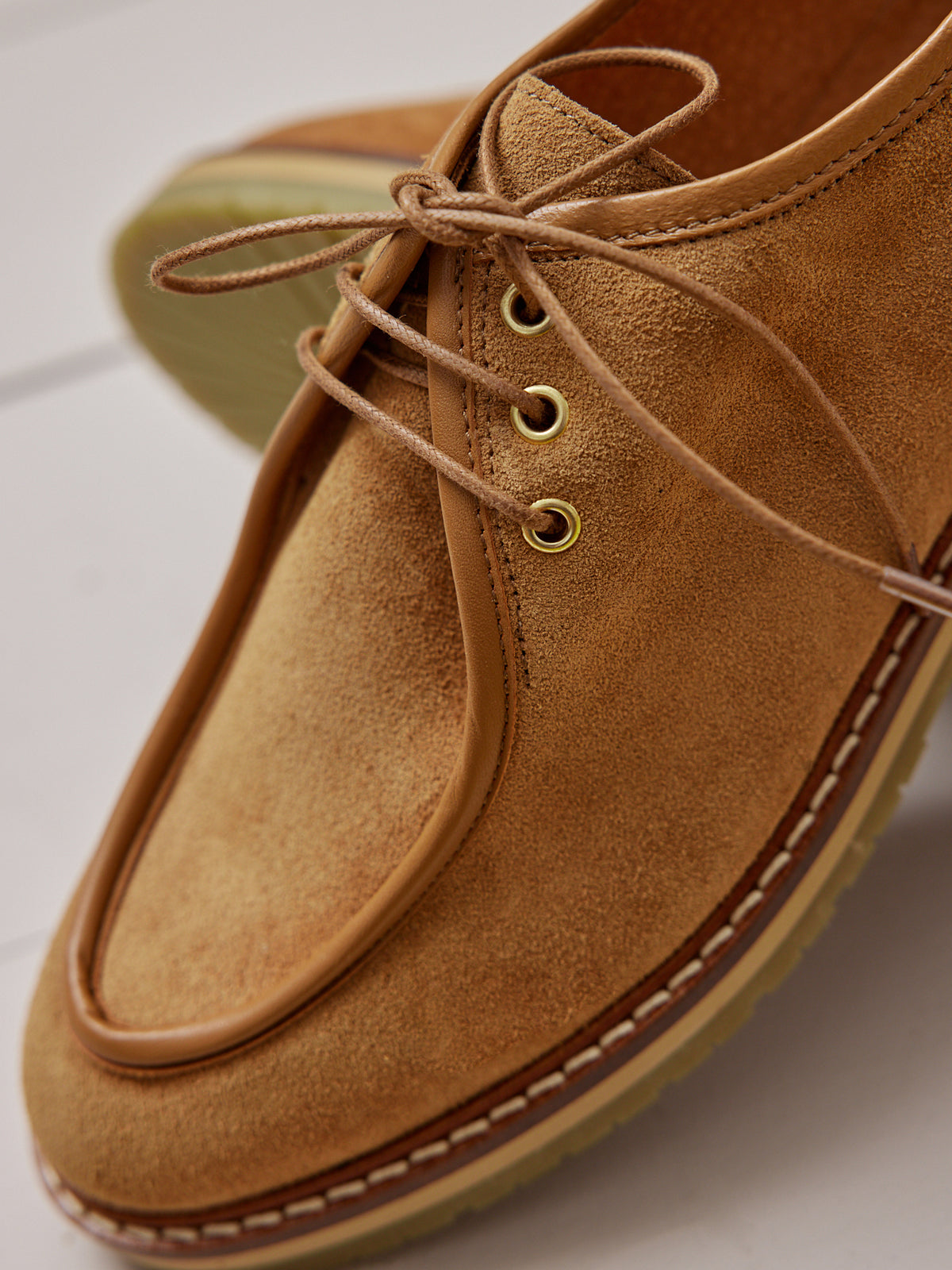 Derby cuir suédé femme