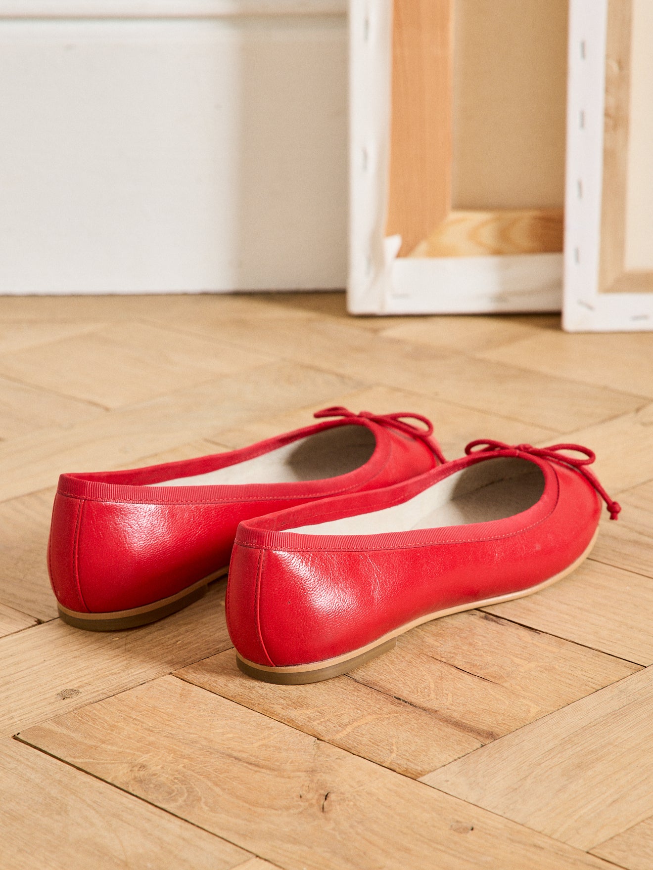 Ballerines cuir femme