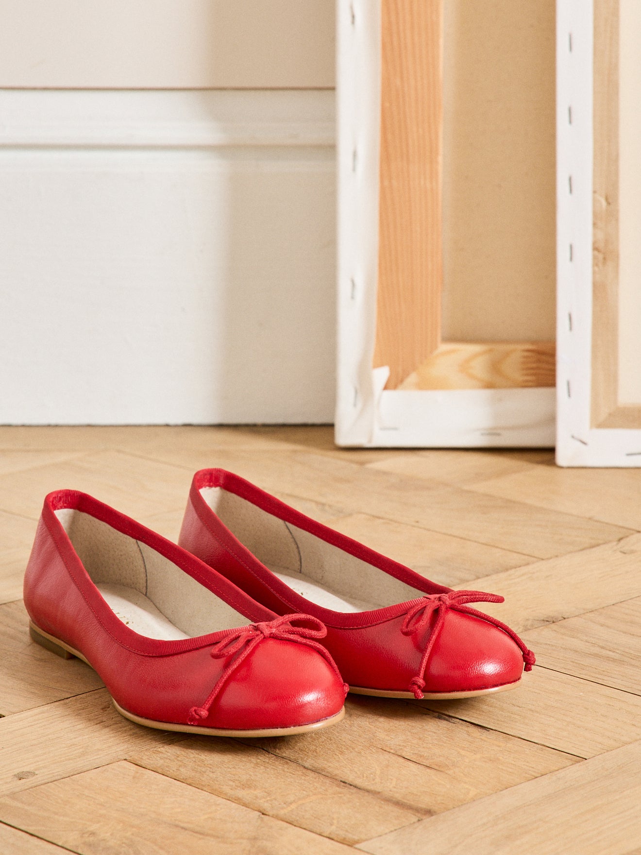 Ballerines cuir femme