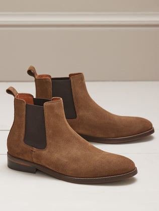 Boots chelsea cuir homme