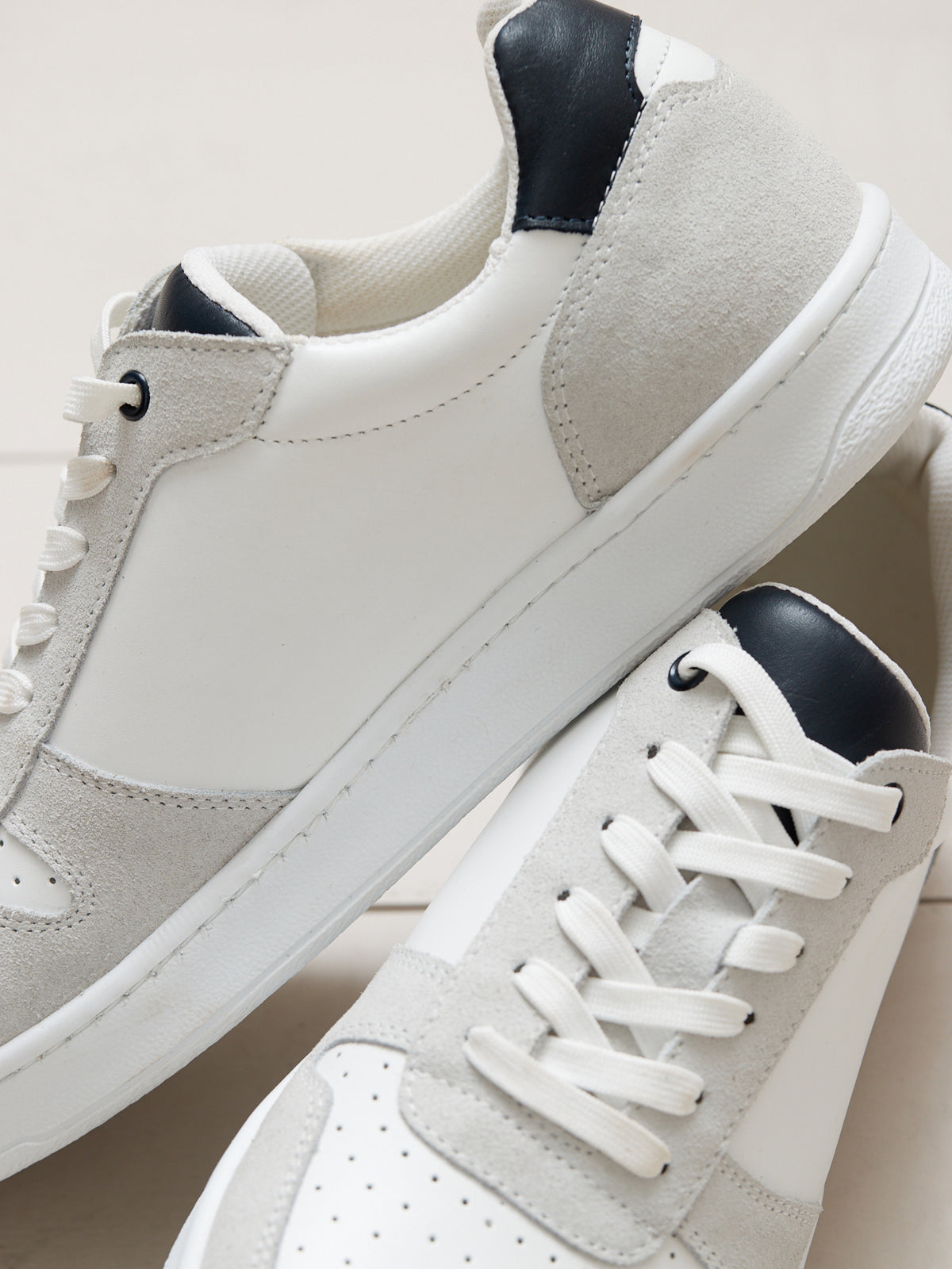 Herensneakers in leer