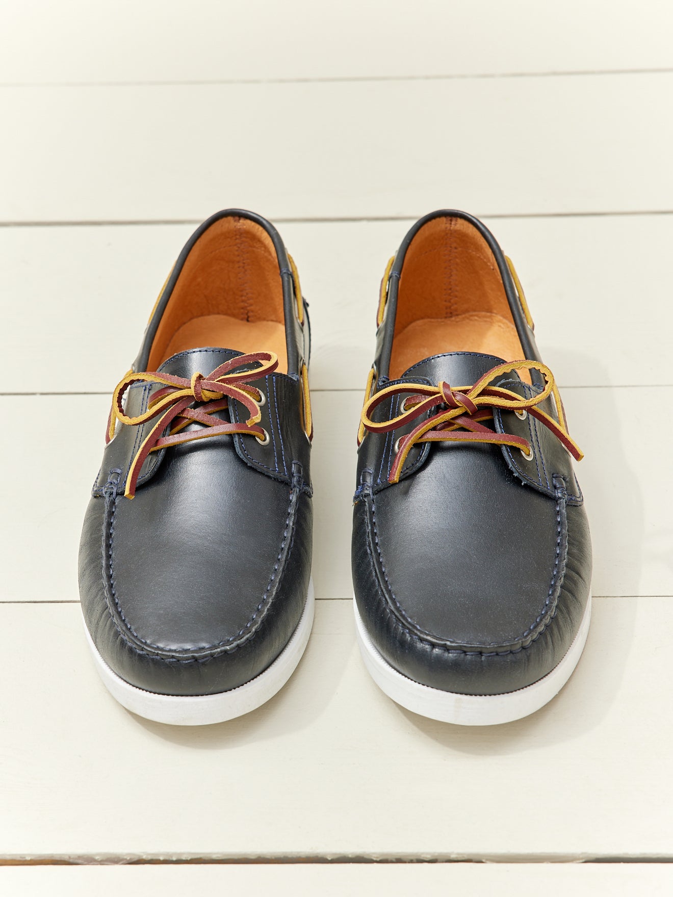 Chaussures bateau cuir homme