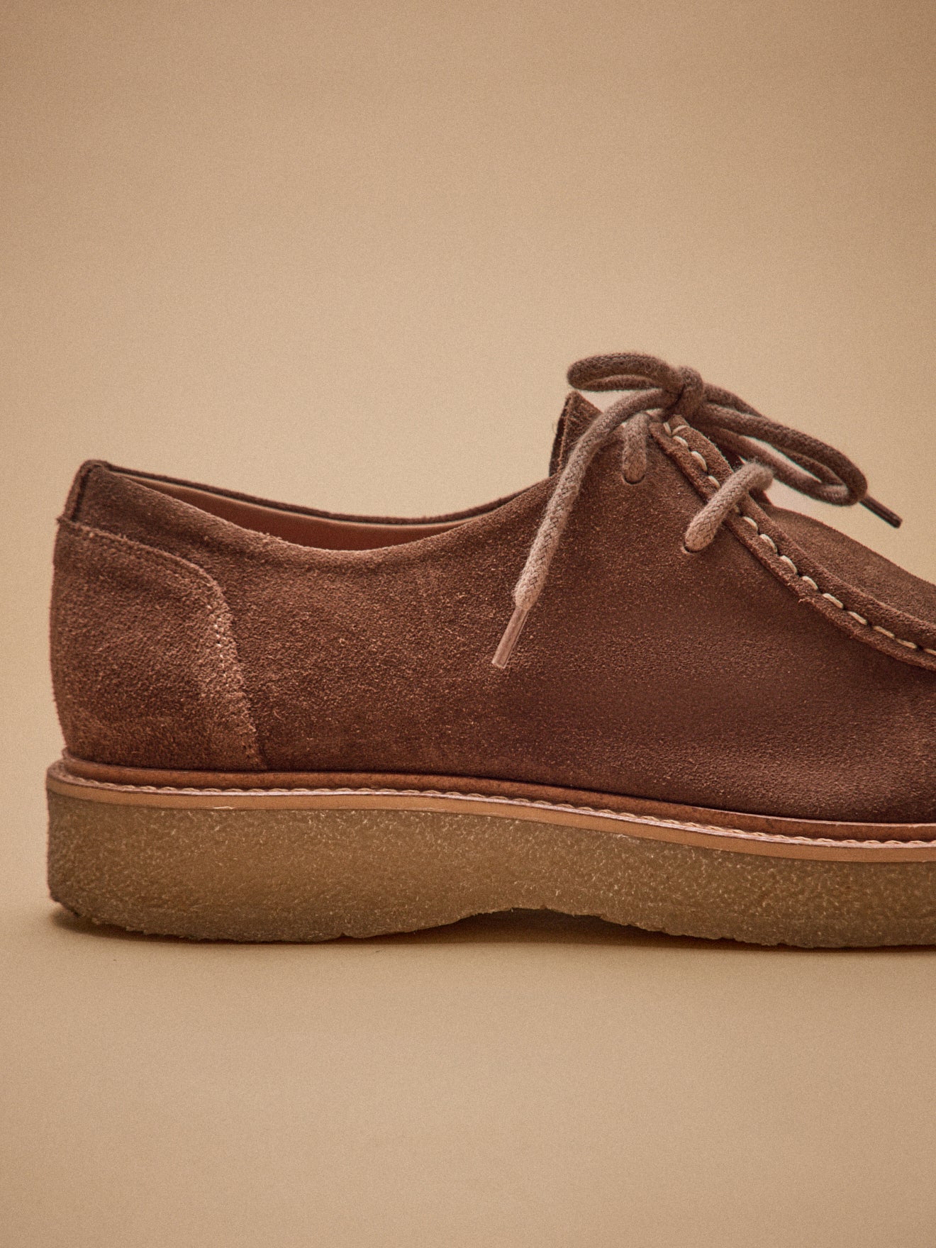 Derbies lacets croûte de cuir homme
