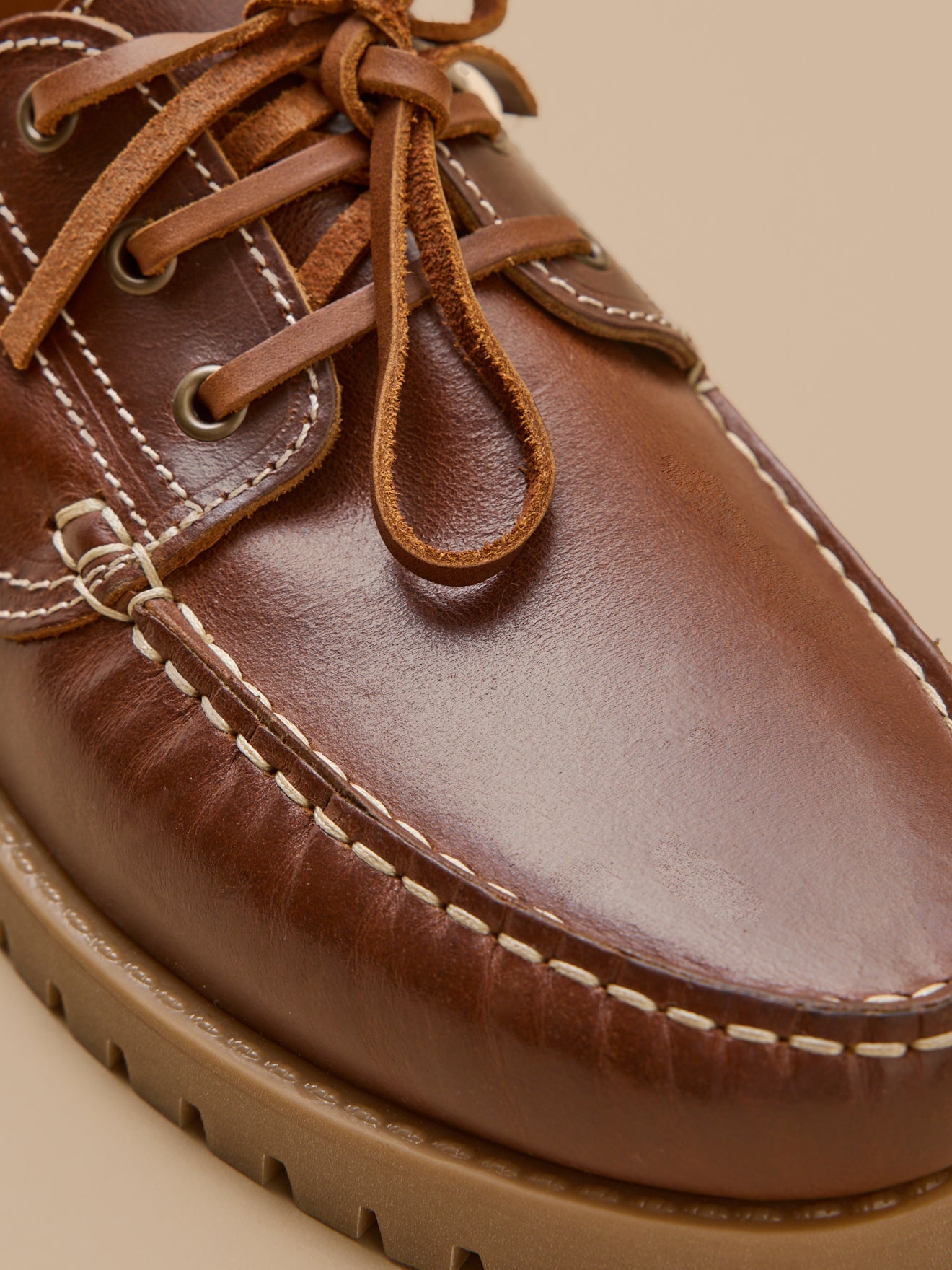 Chaussures bateau cuir homme