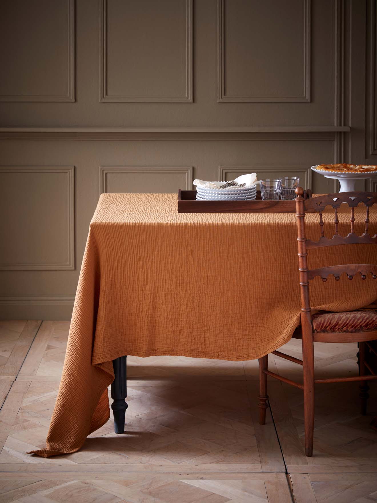 Nappe ou rideau gaze de coton