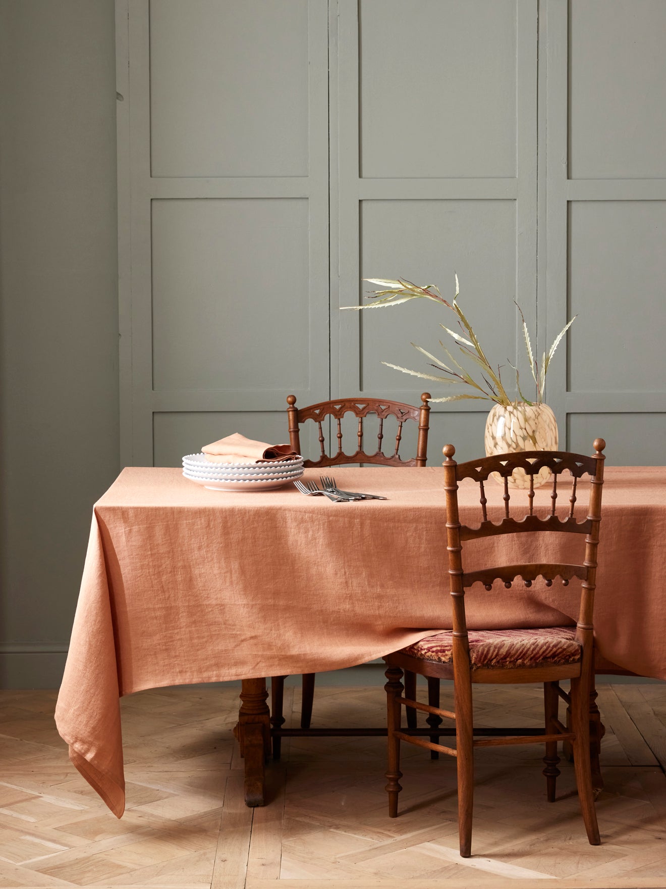 Nappe en lin lavé