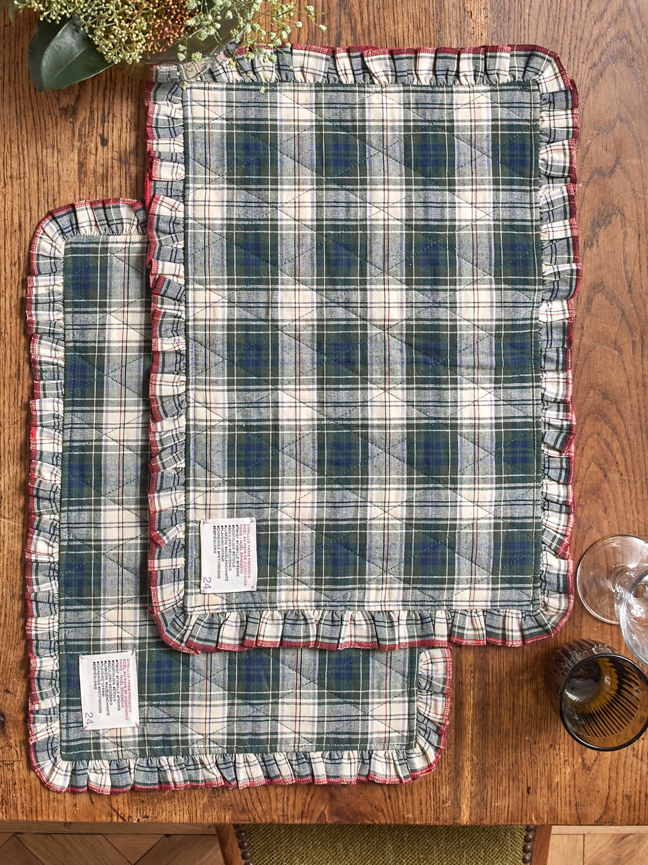Placemats Renaud, set van 2 - Kerst in Constances Wonderland