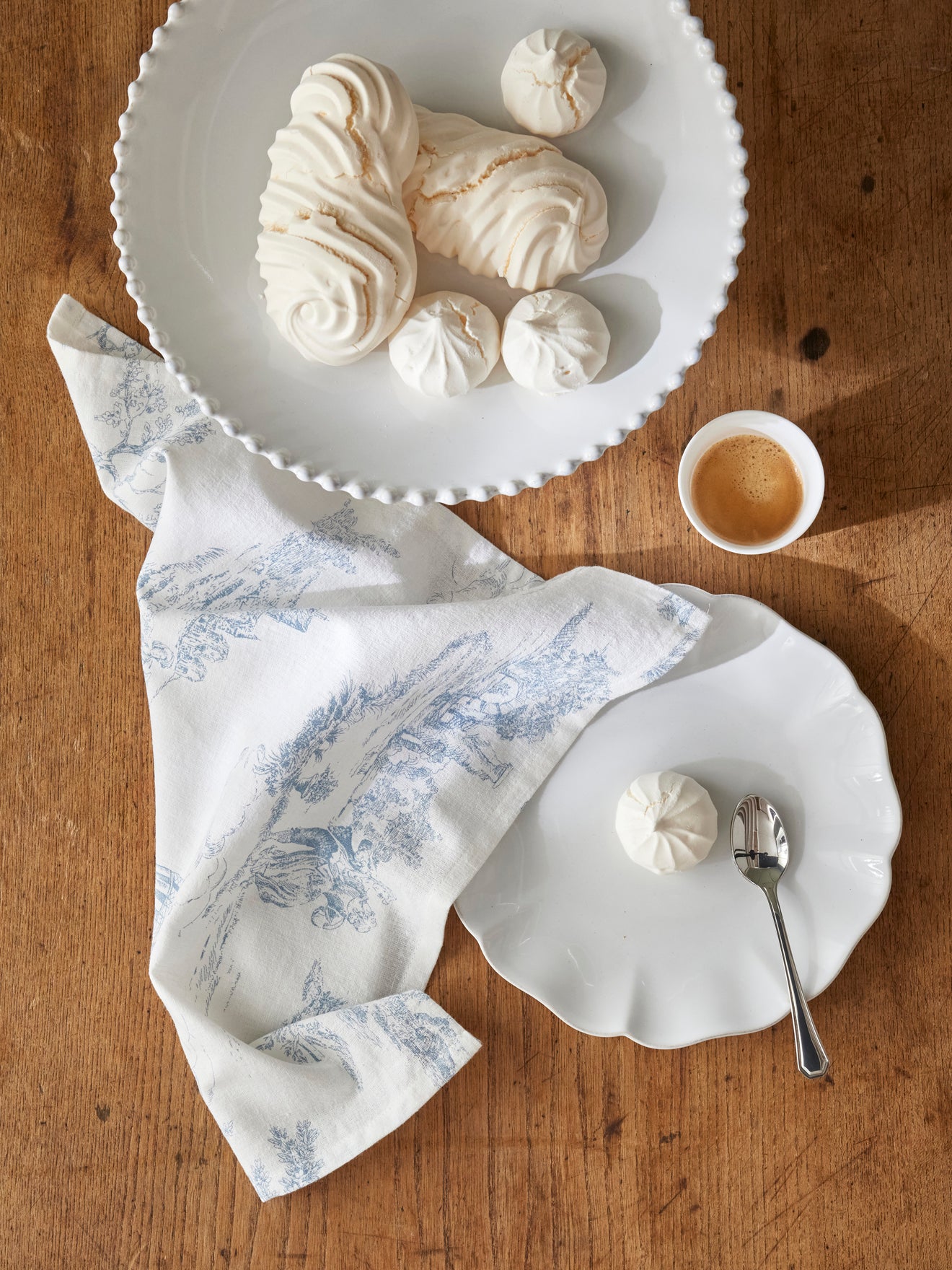Servetten in katoen "Jouy style", set van 4