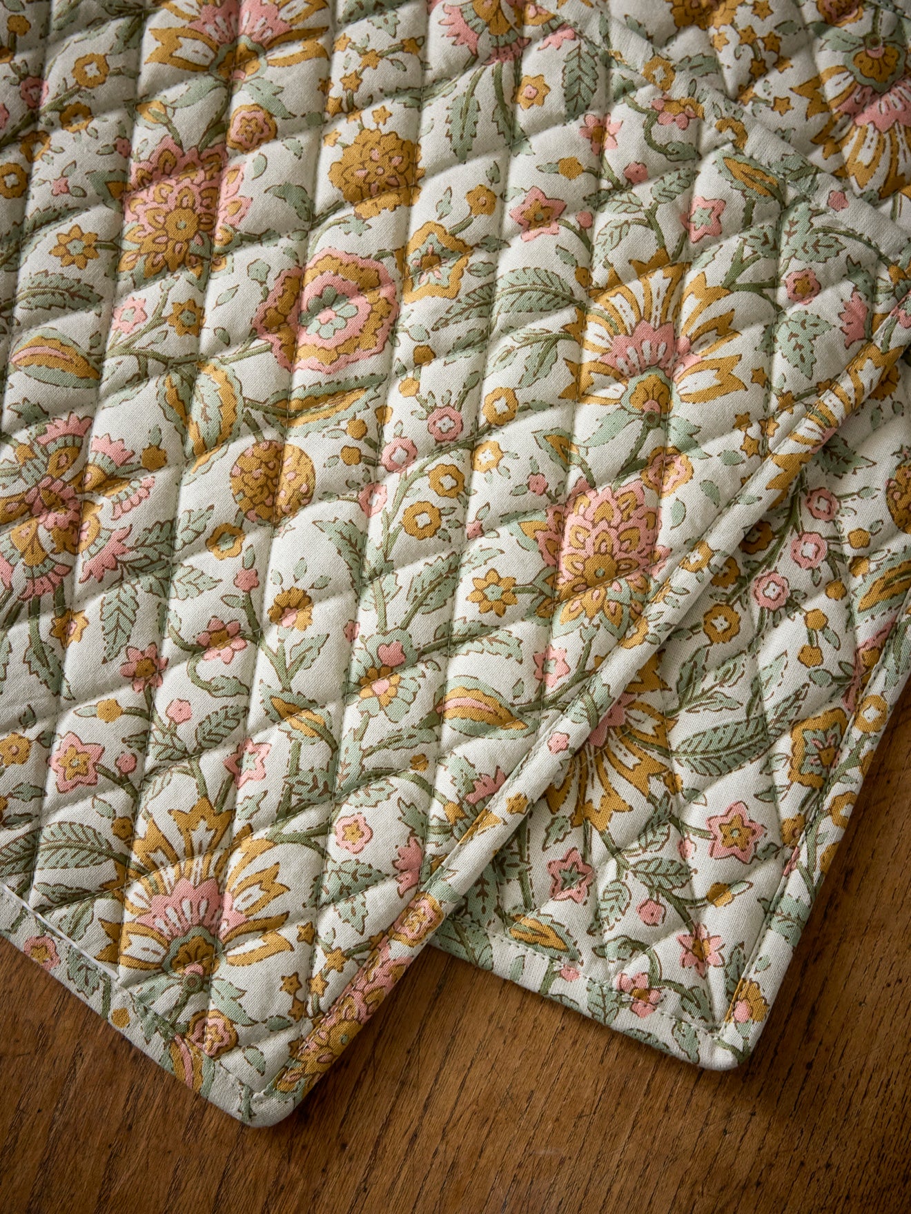 Set de table en tissu indien par lot de 2 - imprimé Kolkata