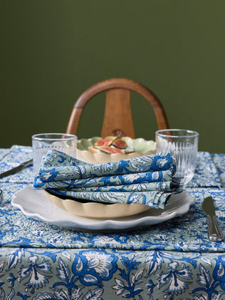 Servetten met Indiase Bélème-Print, set van 4
