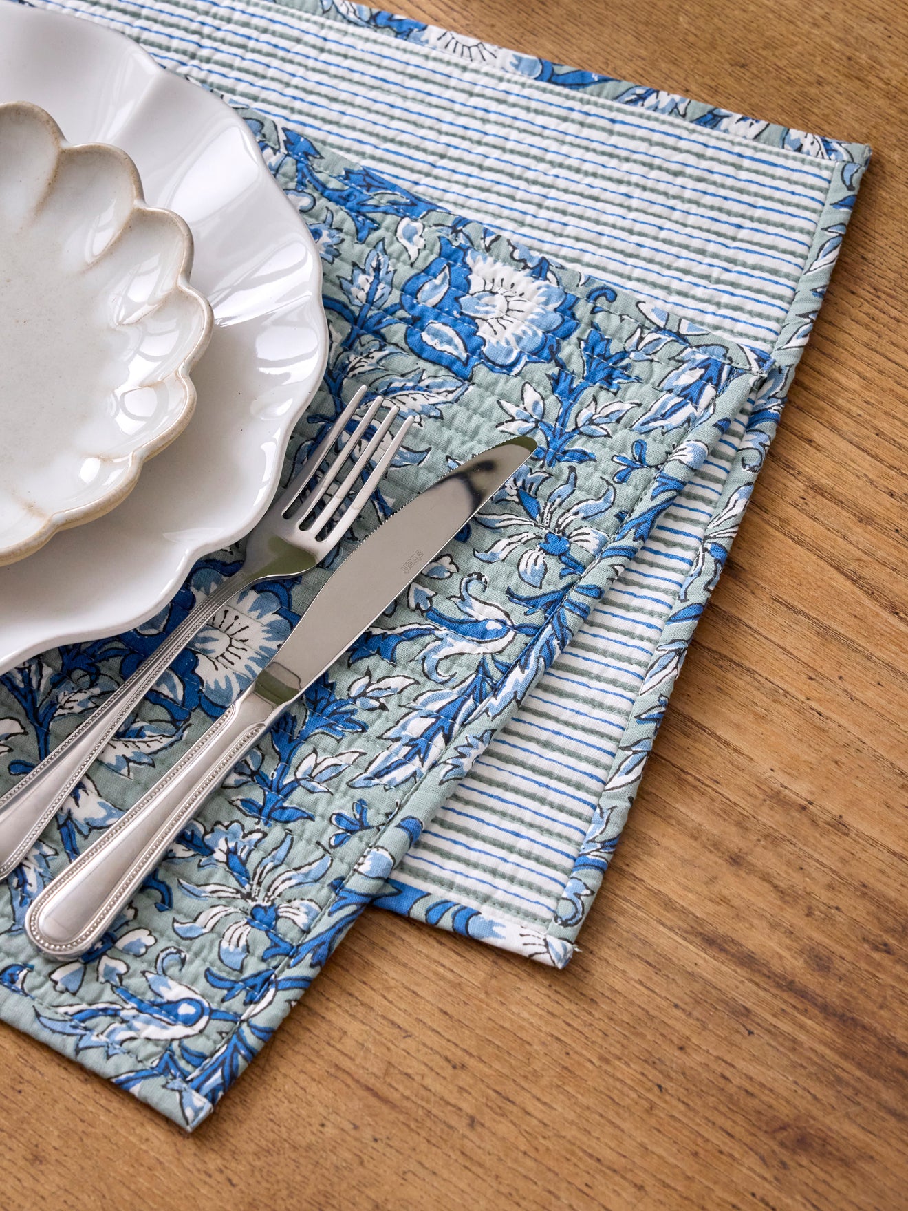 Set de table en tissu indien par lot de 2 - imprimé Beleme