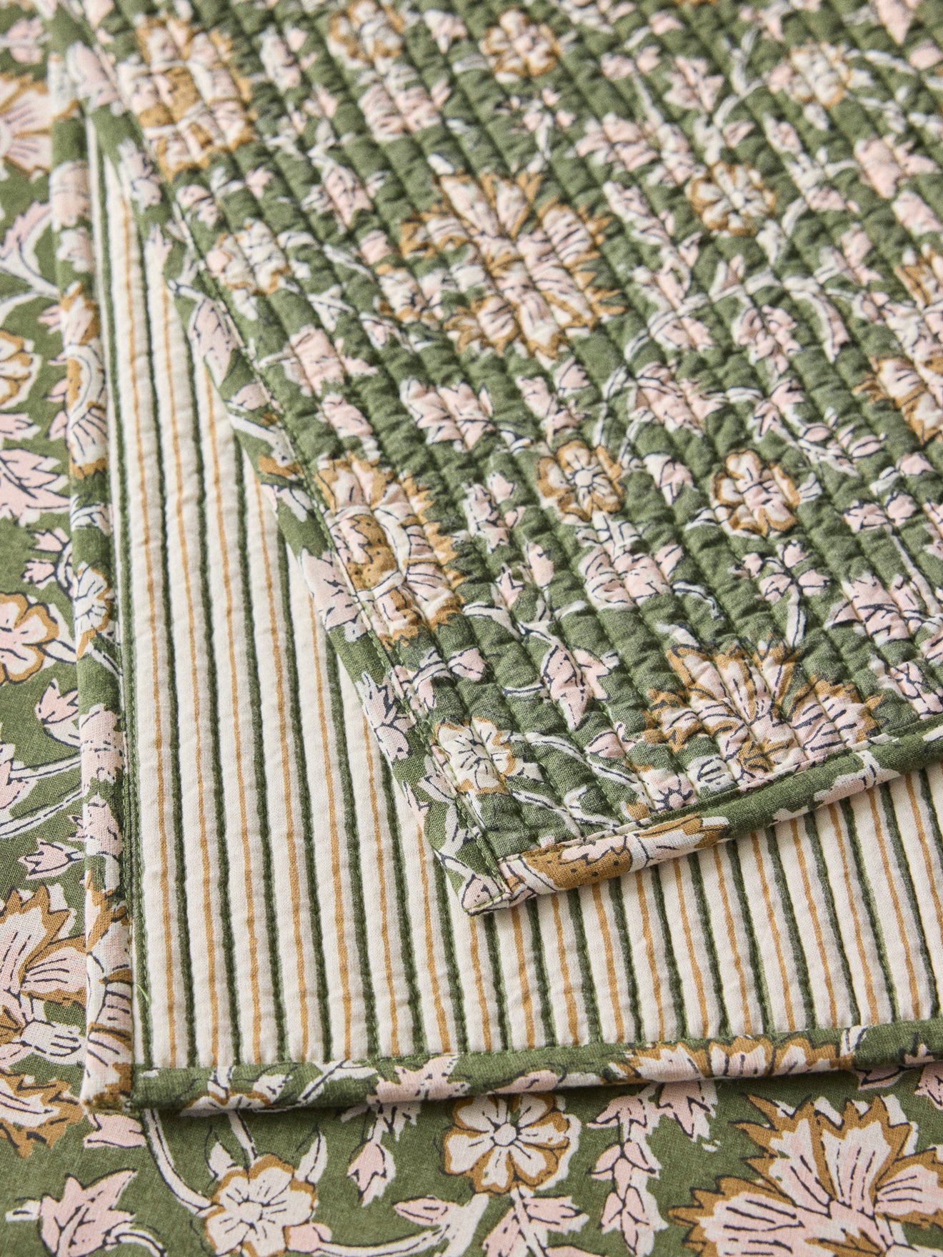 Placemats in Indiase stof, set van 2