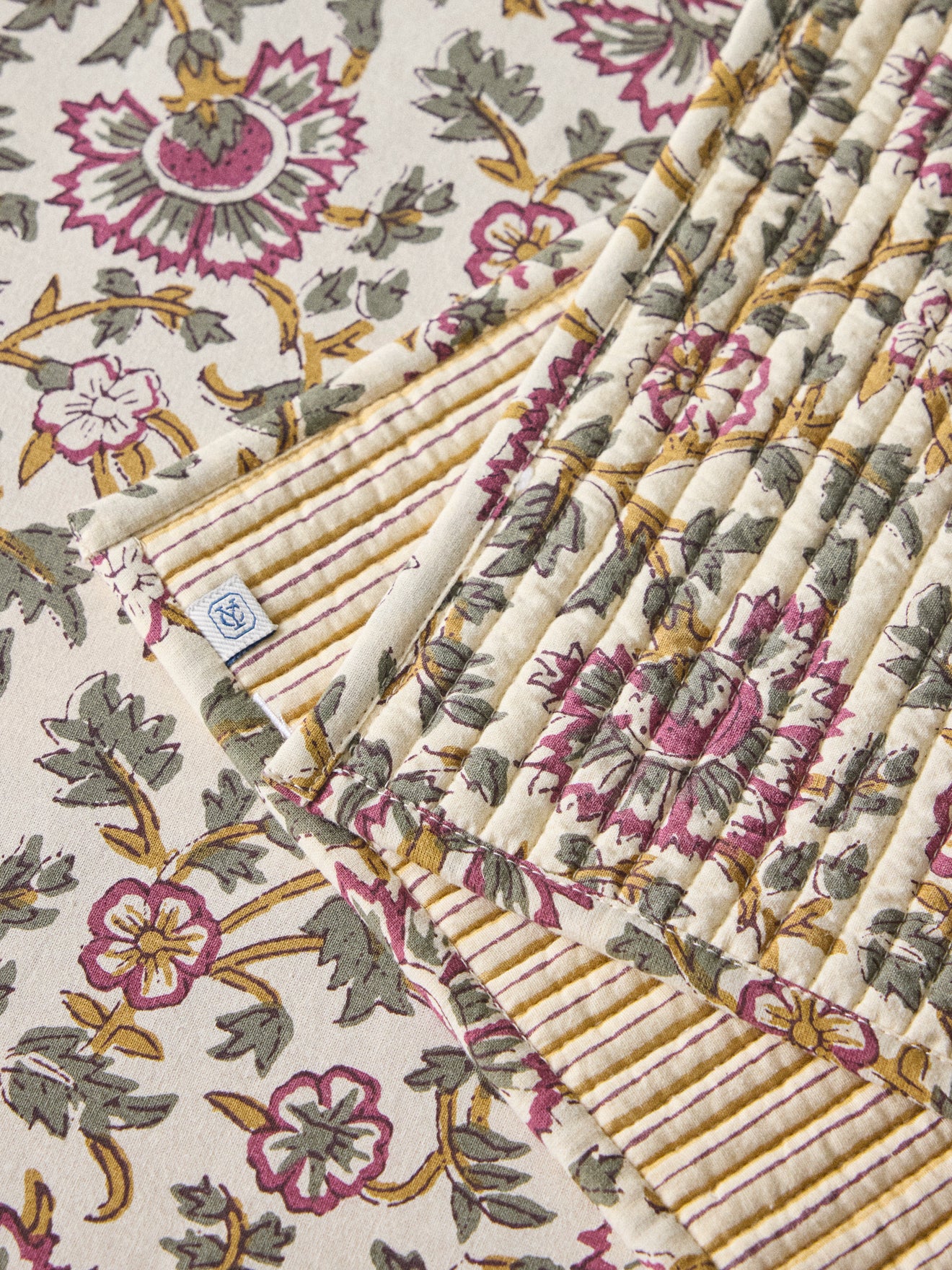 Placemats in Indiase stof, set van 2