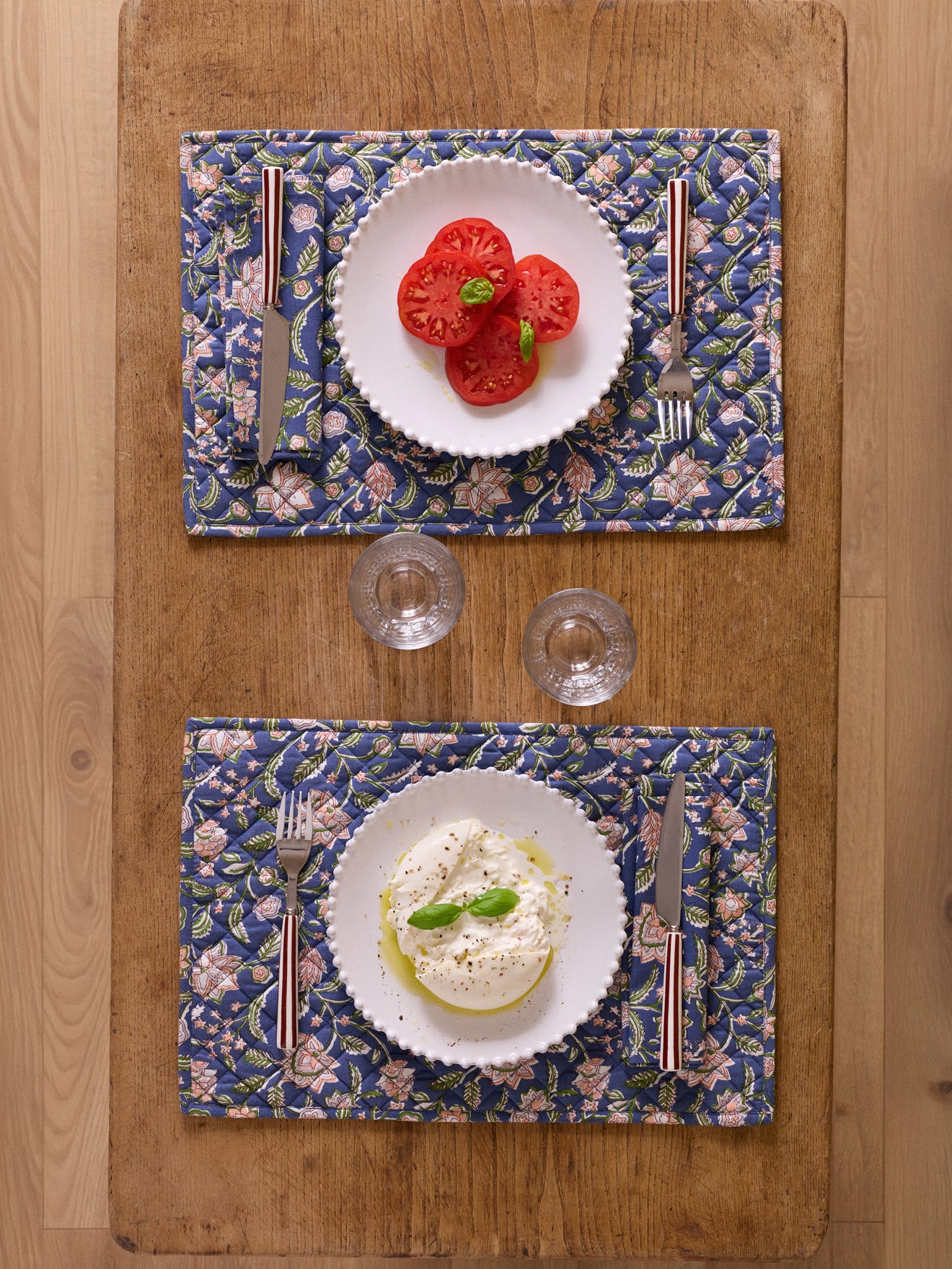 Placemats met Bella-print, set van 2