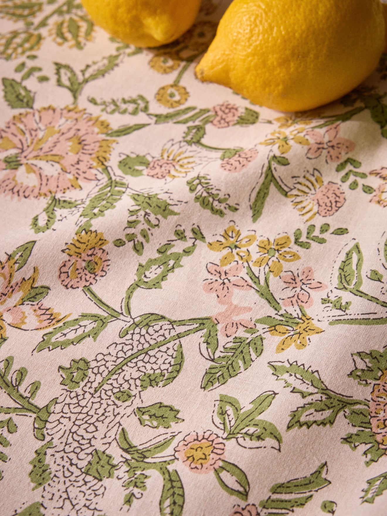 Katoenen tafellaken met Sofia-print