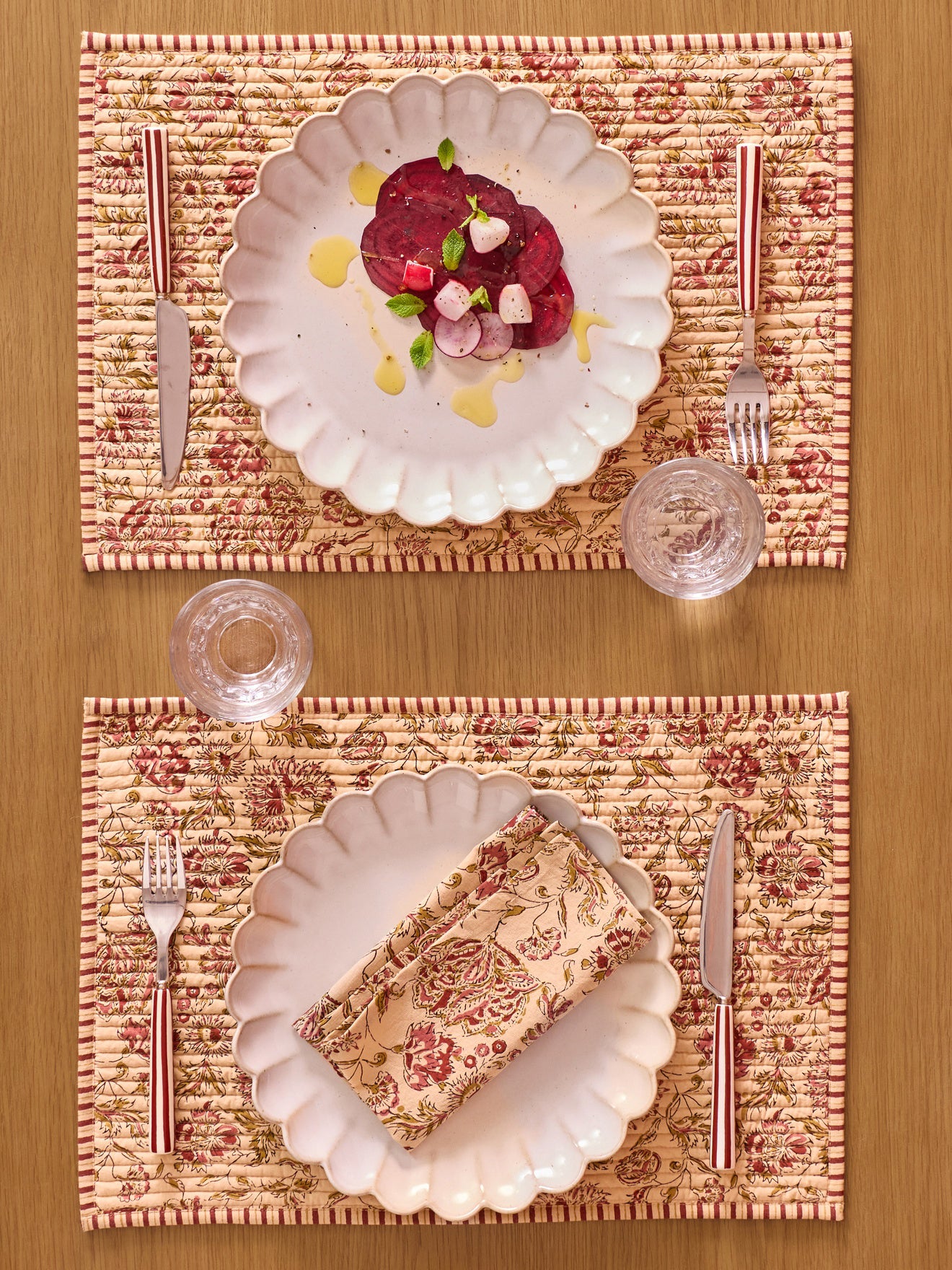 Placemats met Penjab-print, set van 2