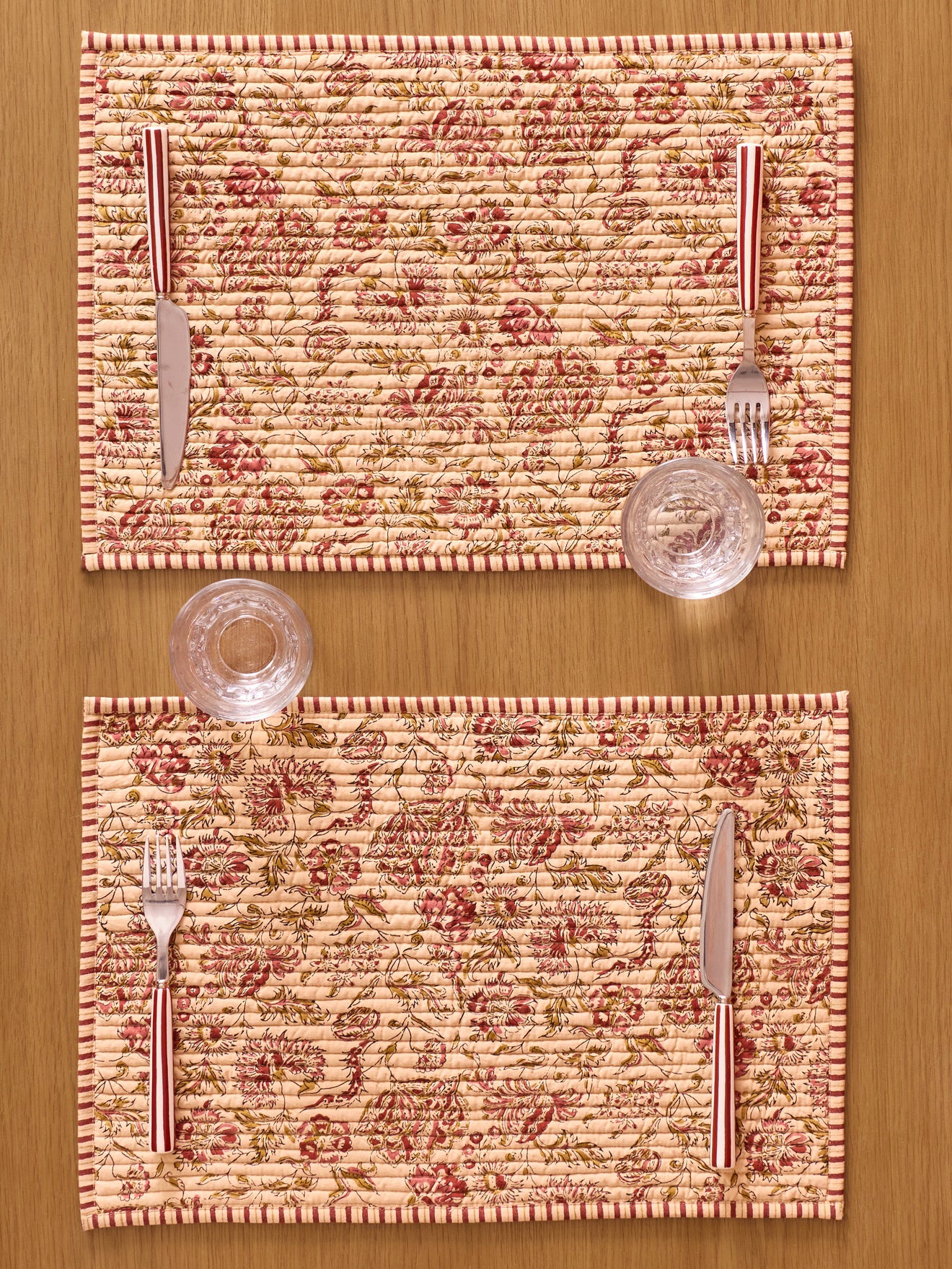 Placemats met Penjab-print, set van 2