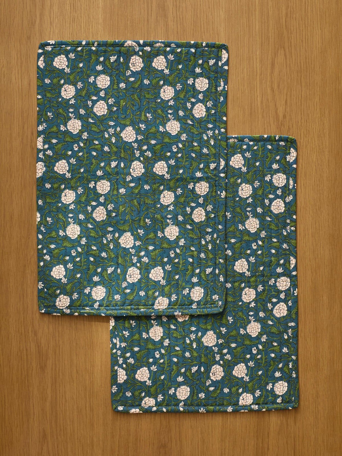 Placemats met Indiase print, set van 2