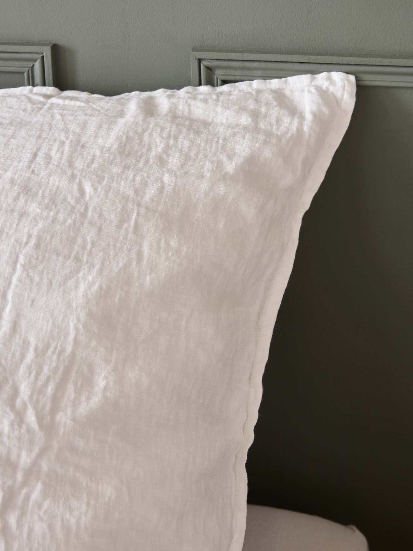 Taie d'oreiller lin lavé "Cocoon"