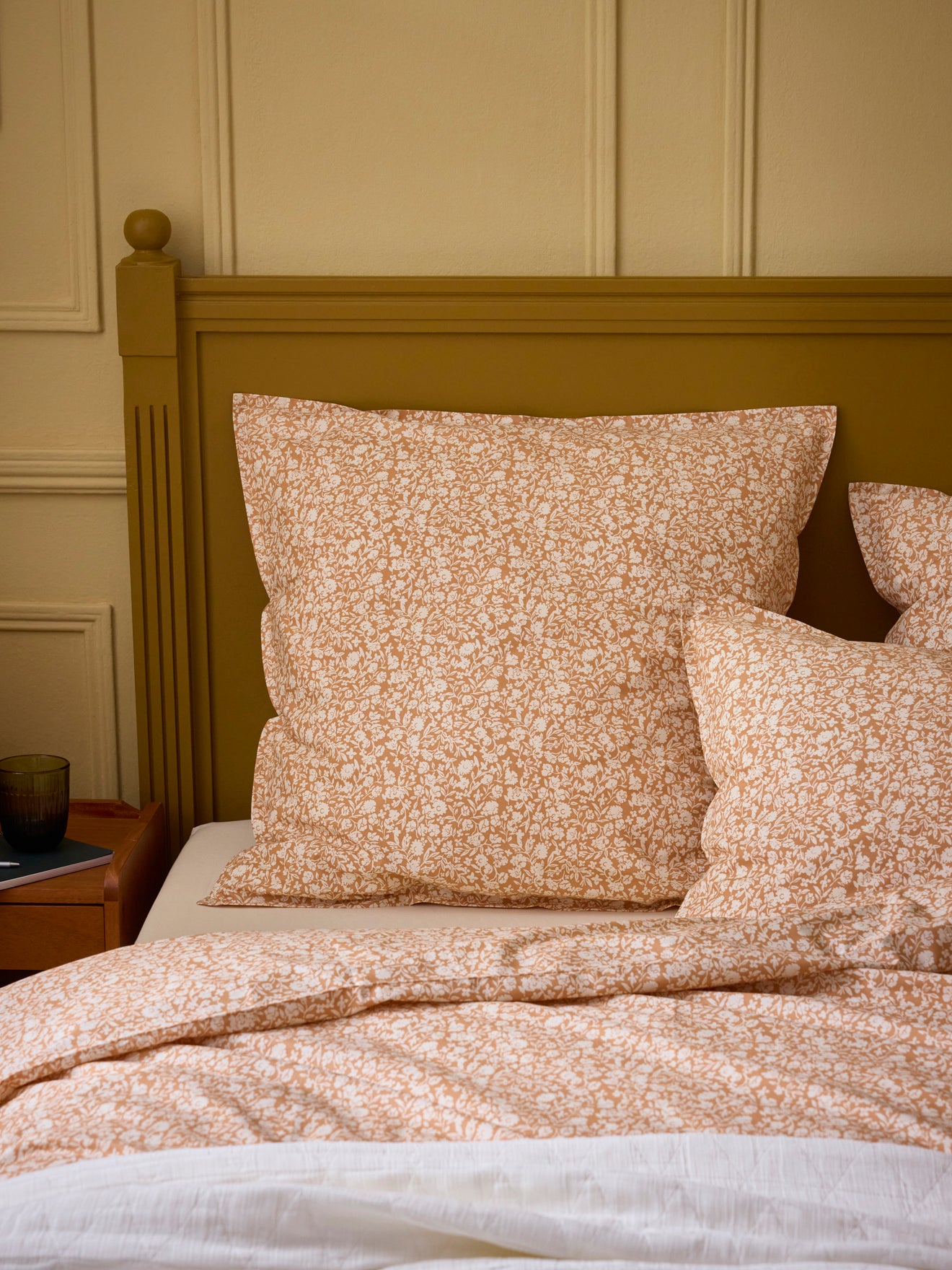 Taie d'oreiller percale de coton "Floral"