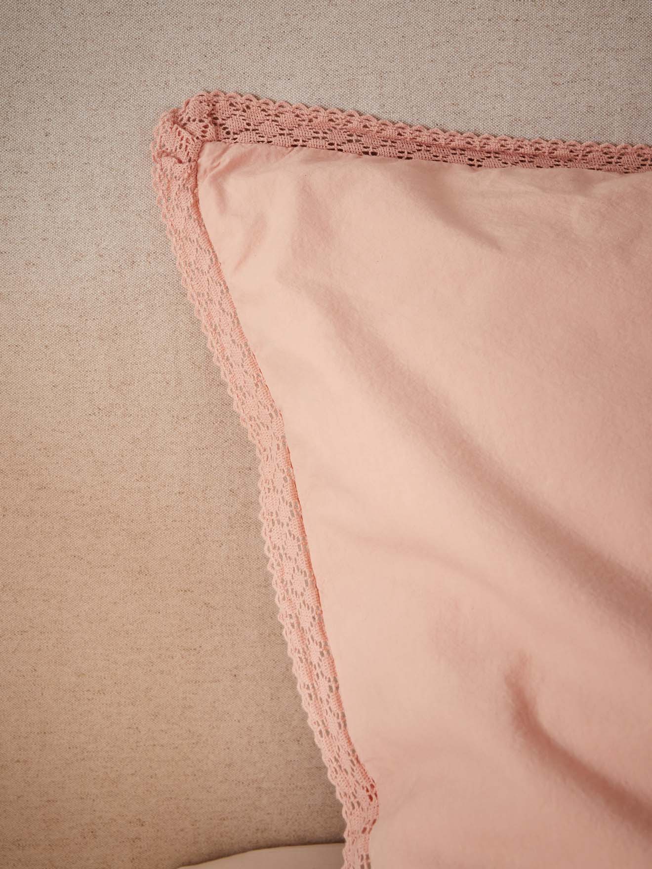 Taie d'oreiller percale de coton "Charlotte"