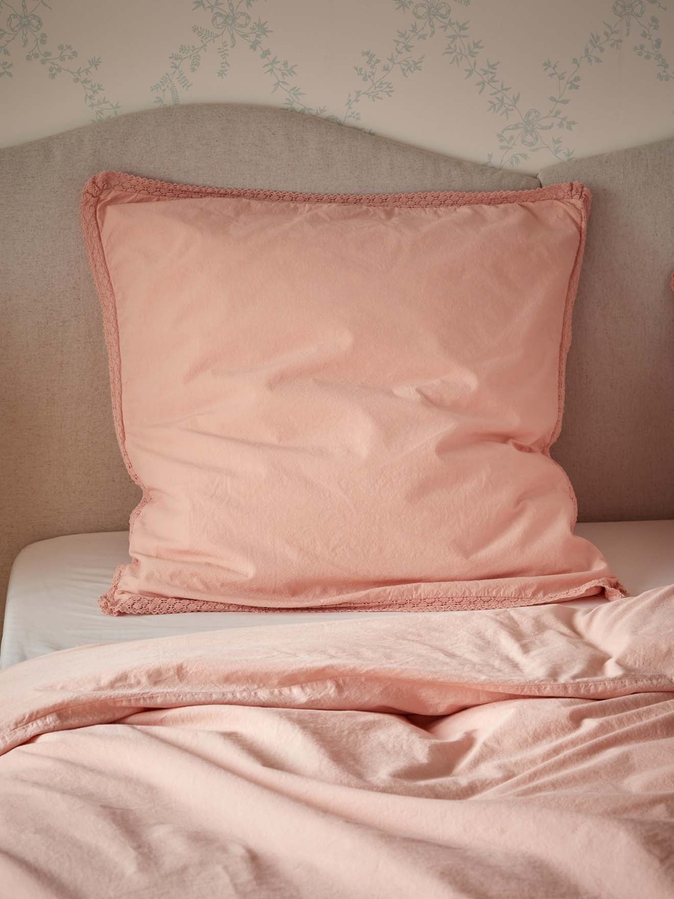 Taie d'oreiller percale de coton "Charlotte"
