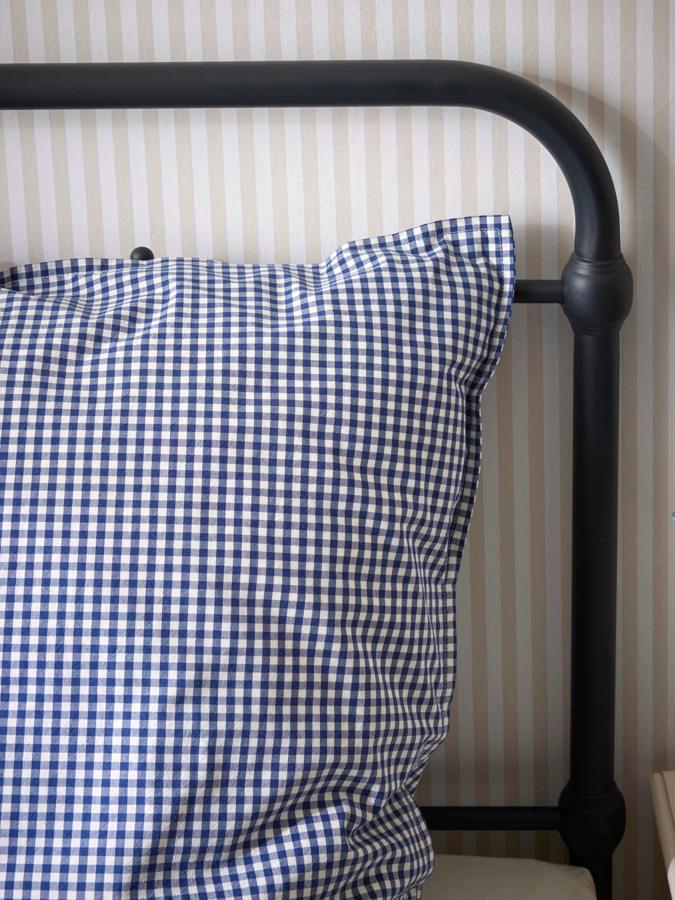 Kussensloop in katoenbatist "Vichy"