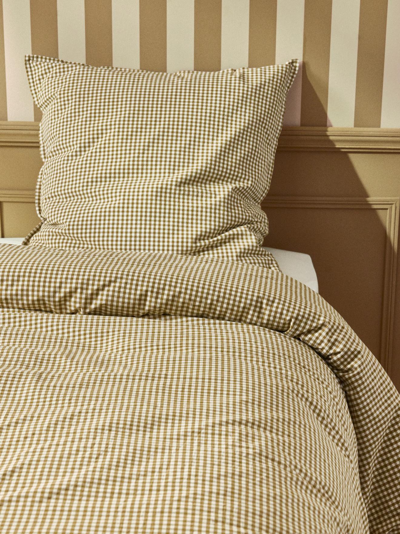 Kussensloop in katoenbatist "Vichy"